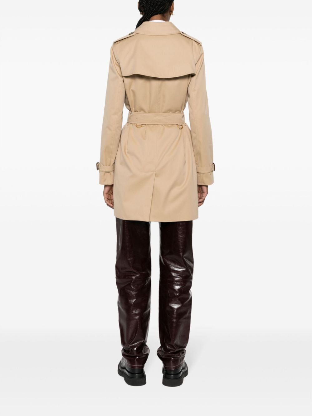 Burberry Short Kensington Heritage cotton trench coat Burberry