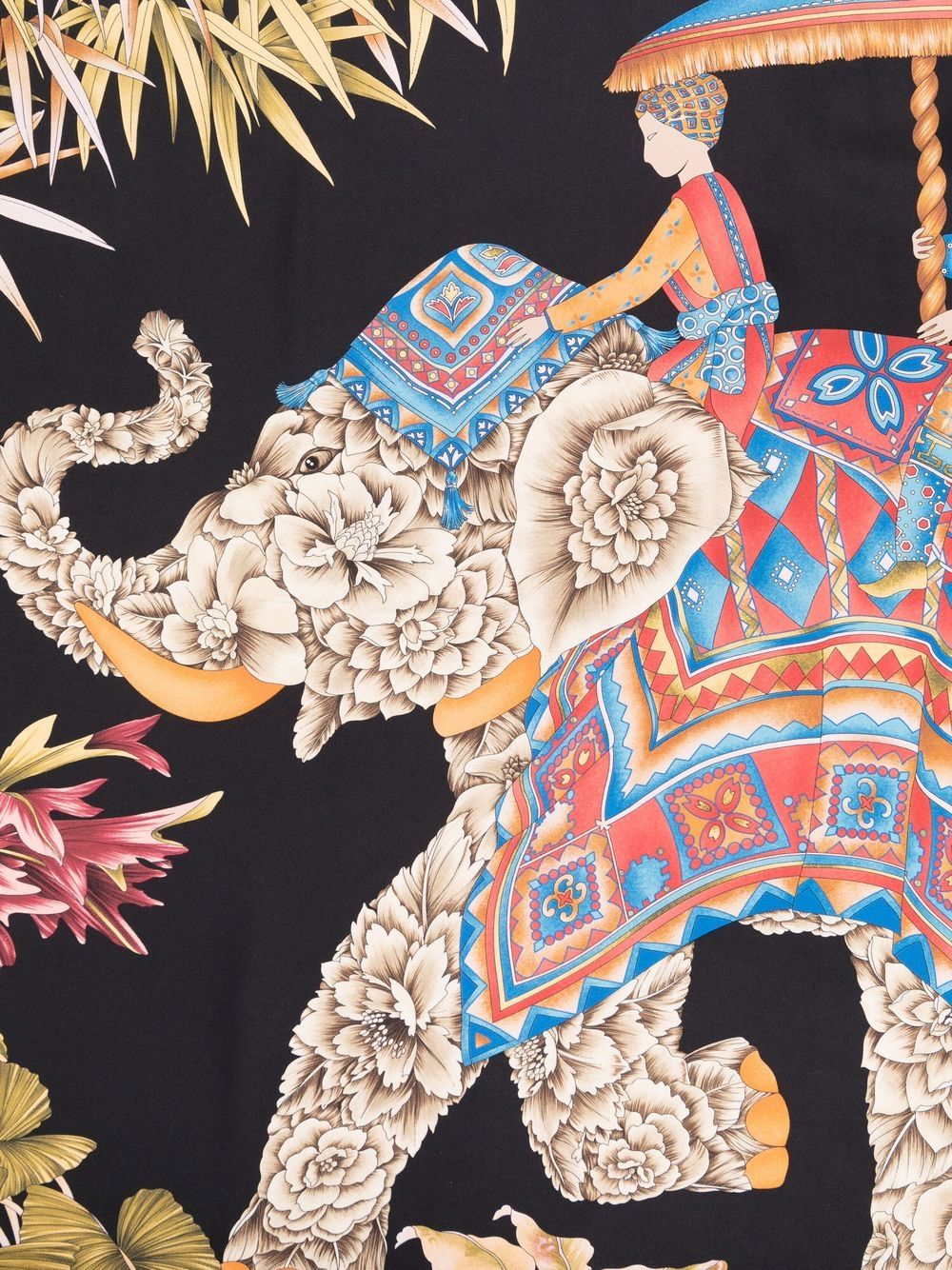 Ferragamo India-print silk scarf Ferragamo