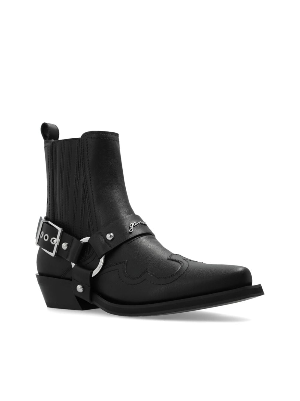 Ganni Low Cut Western Chelsea Boots Ganni