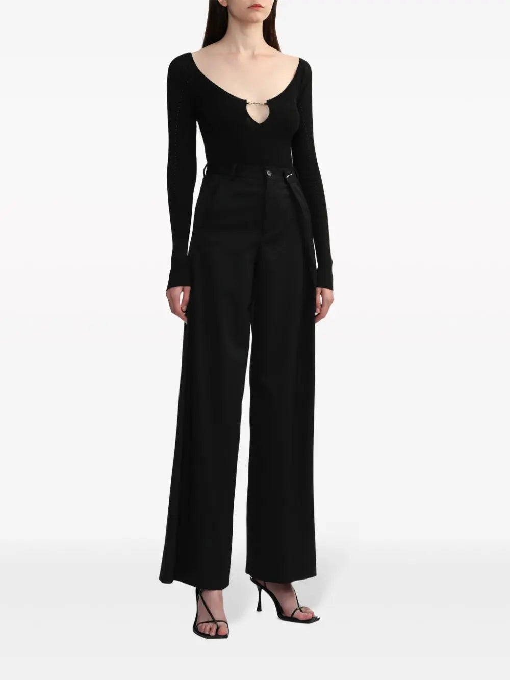 JACQUEMUS Top Black JACQUEMUS