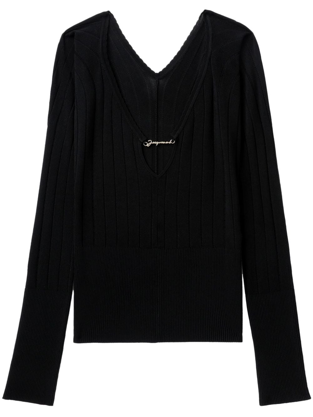 JACQUEMUS Top Black JACQUEMUS