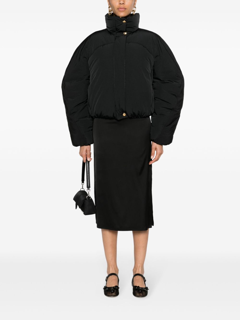 JACQUEMUS Coats Black JACQUEMUS
