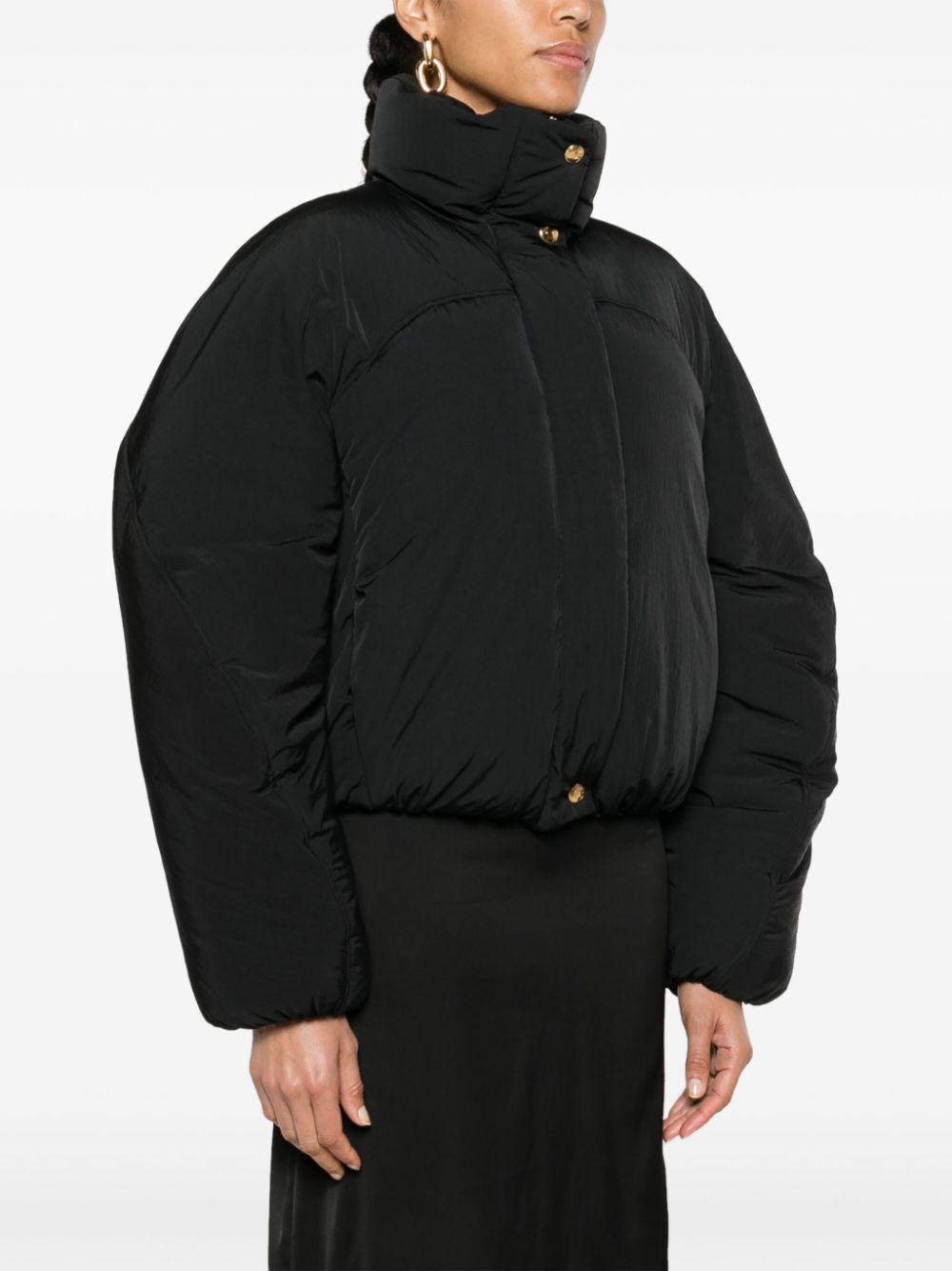 JACQUEMUS Coats Black JACQUEMUS