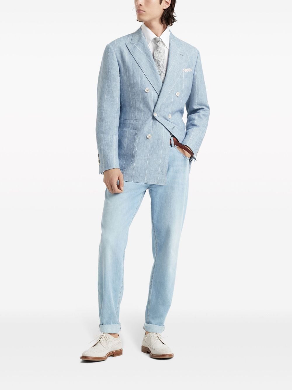 Brunello Cucinelli Jeans Clear Blue Brunello Cucinelli