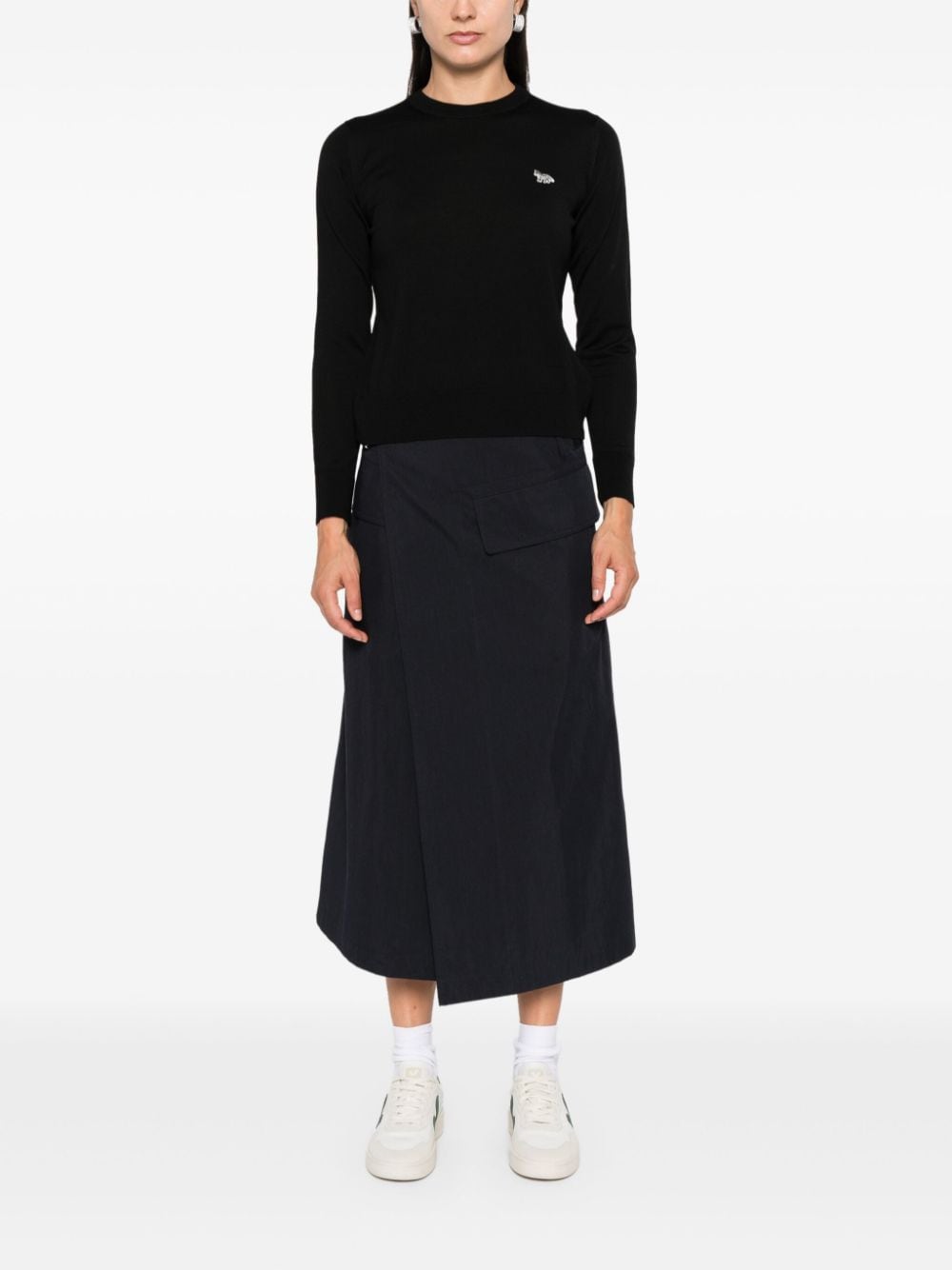 Maison Kitsuné Maison Kitsune Baby Fox-patch sweater Maison Kitsuné