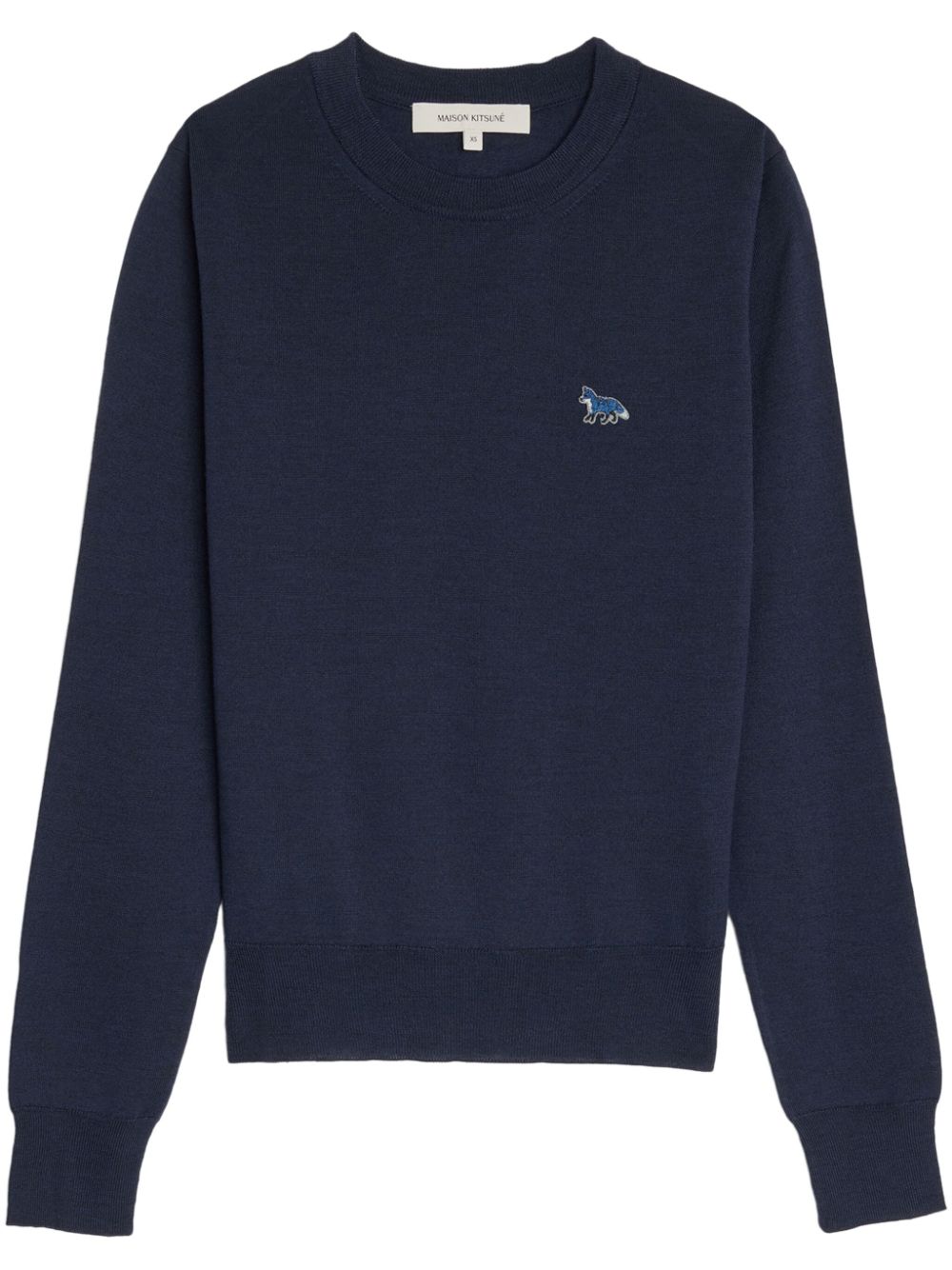 Maison Kitsuné Maison Kitsune W Baby Fox Patch Regular Jumper Maison Kitsuné