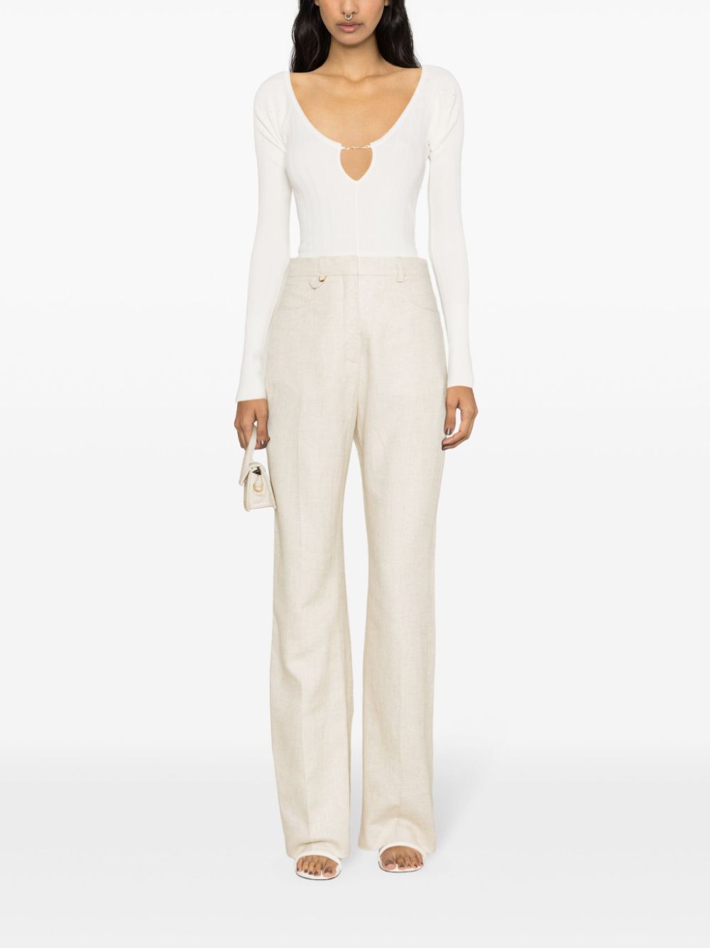 JACQUEMUS Top White JACQUEMUS