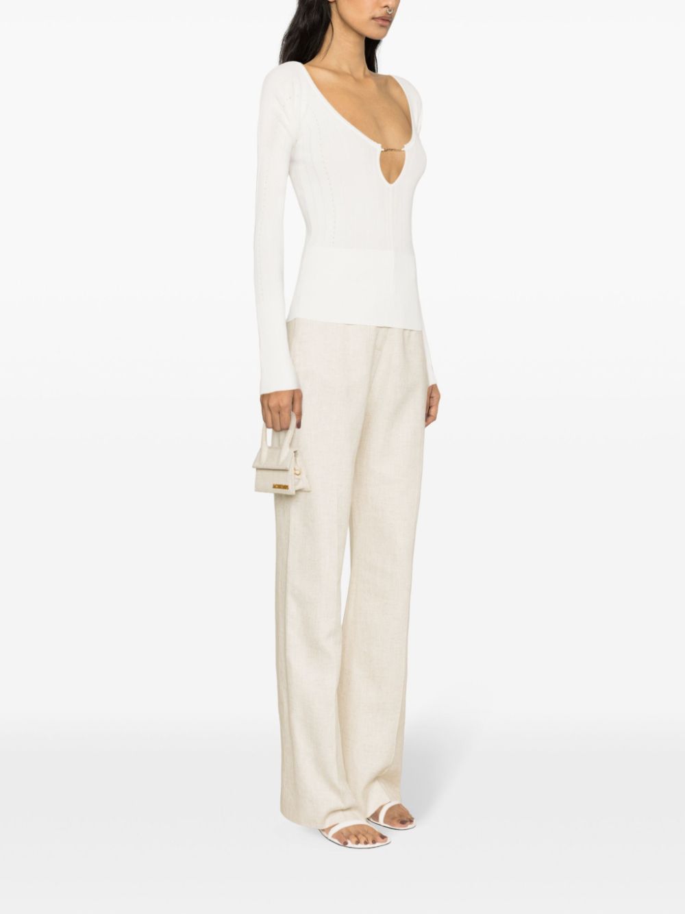 JACQUEMUS Top White JACQUEMUS