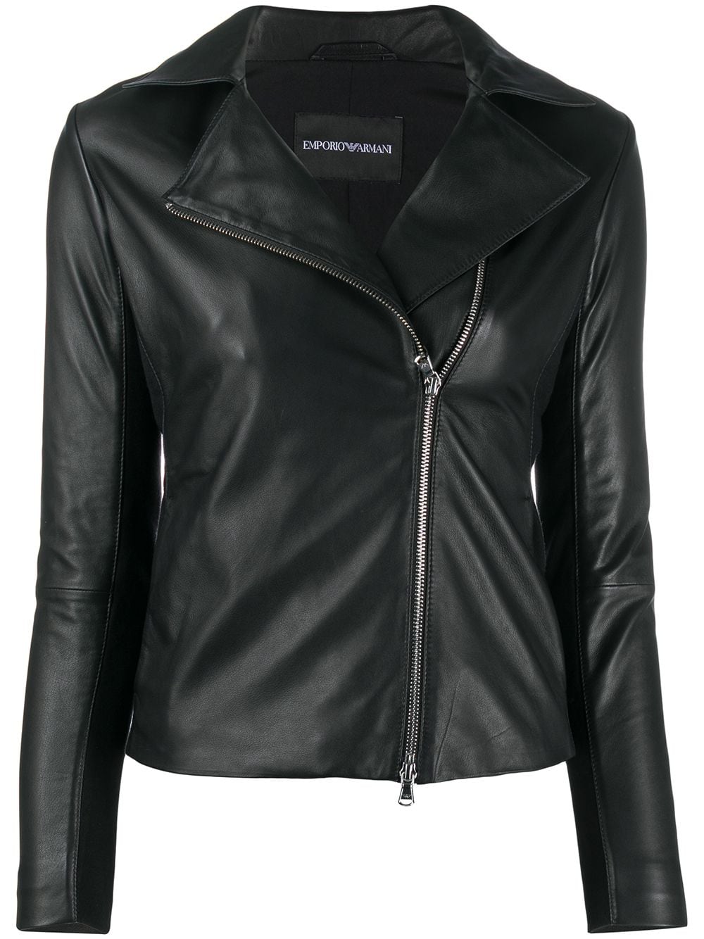 Emporio Armani zipped biker jacket Emporio Armani