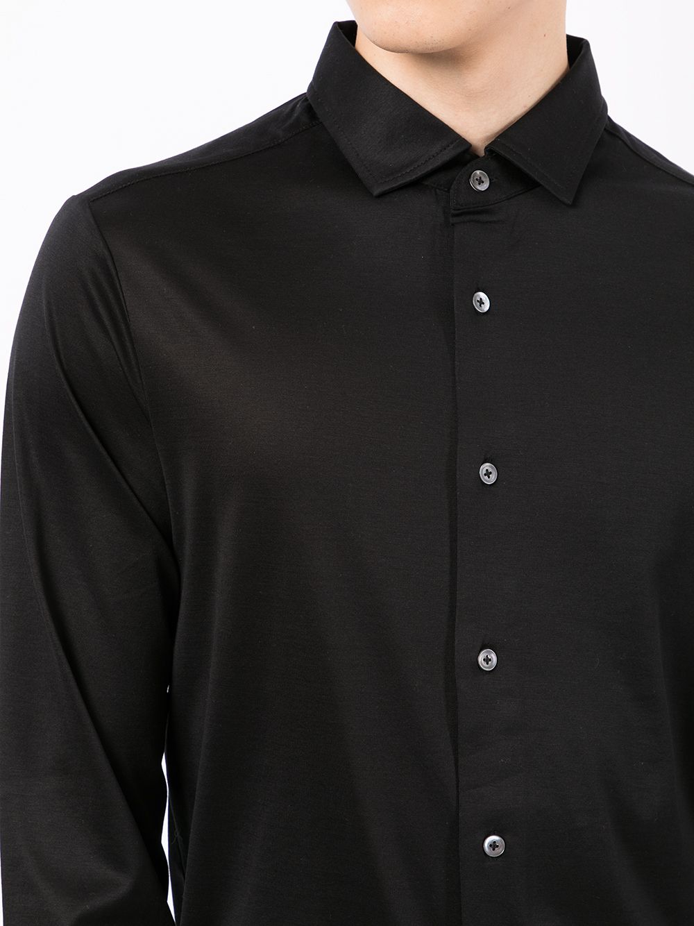 Emporio Armani stretch-fit button-up shirt Emporio Armani
