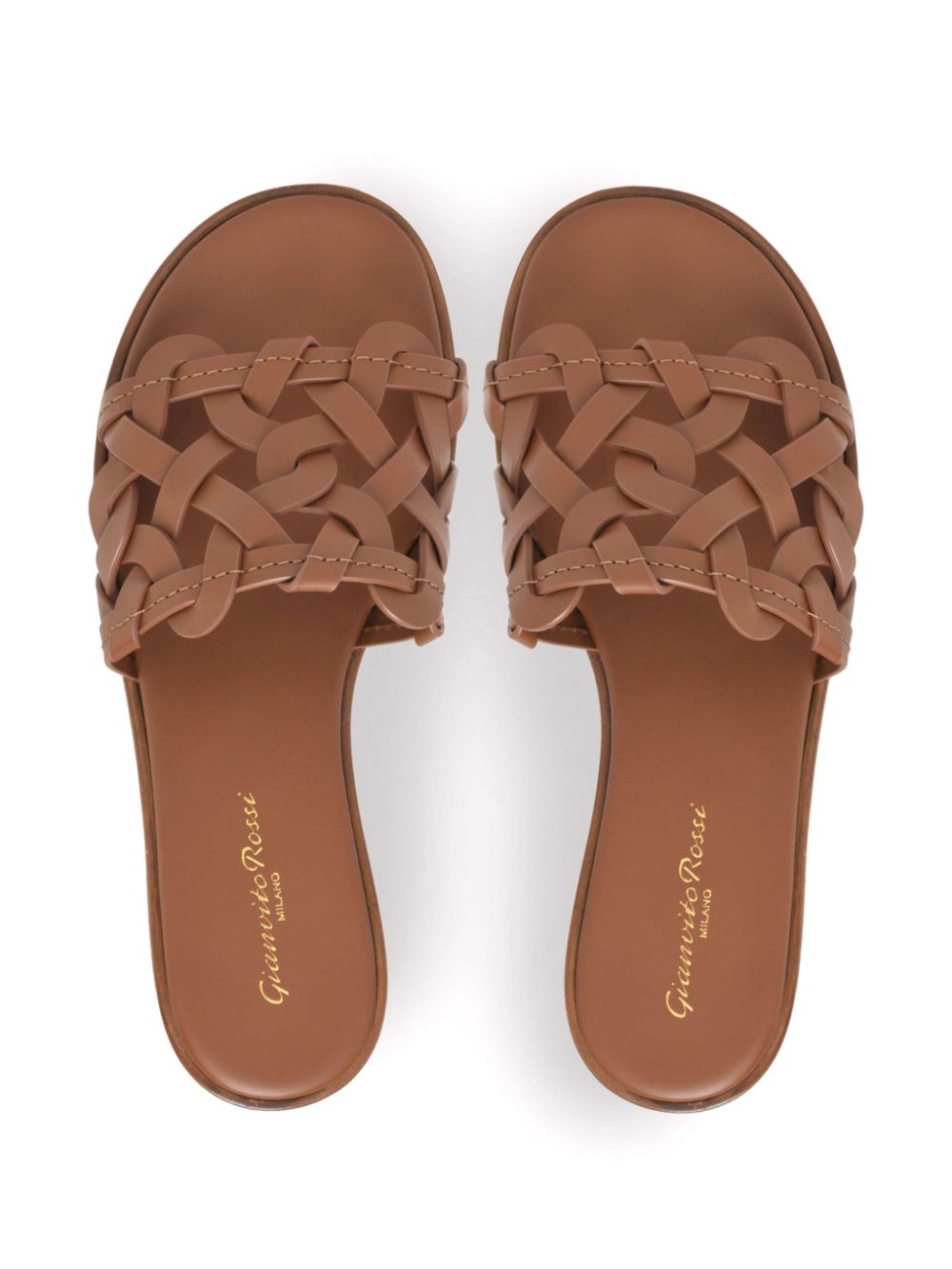 Gianvito Rossi Sandals Leather Brown Gianvito Rossi