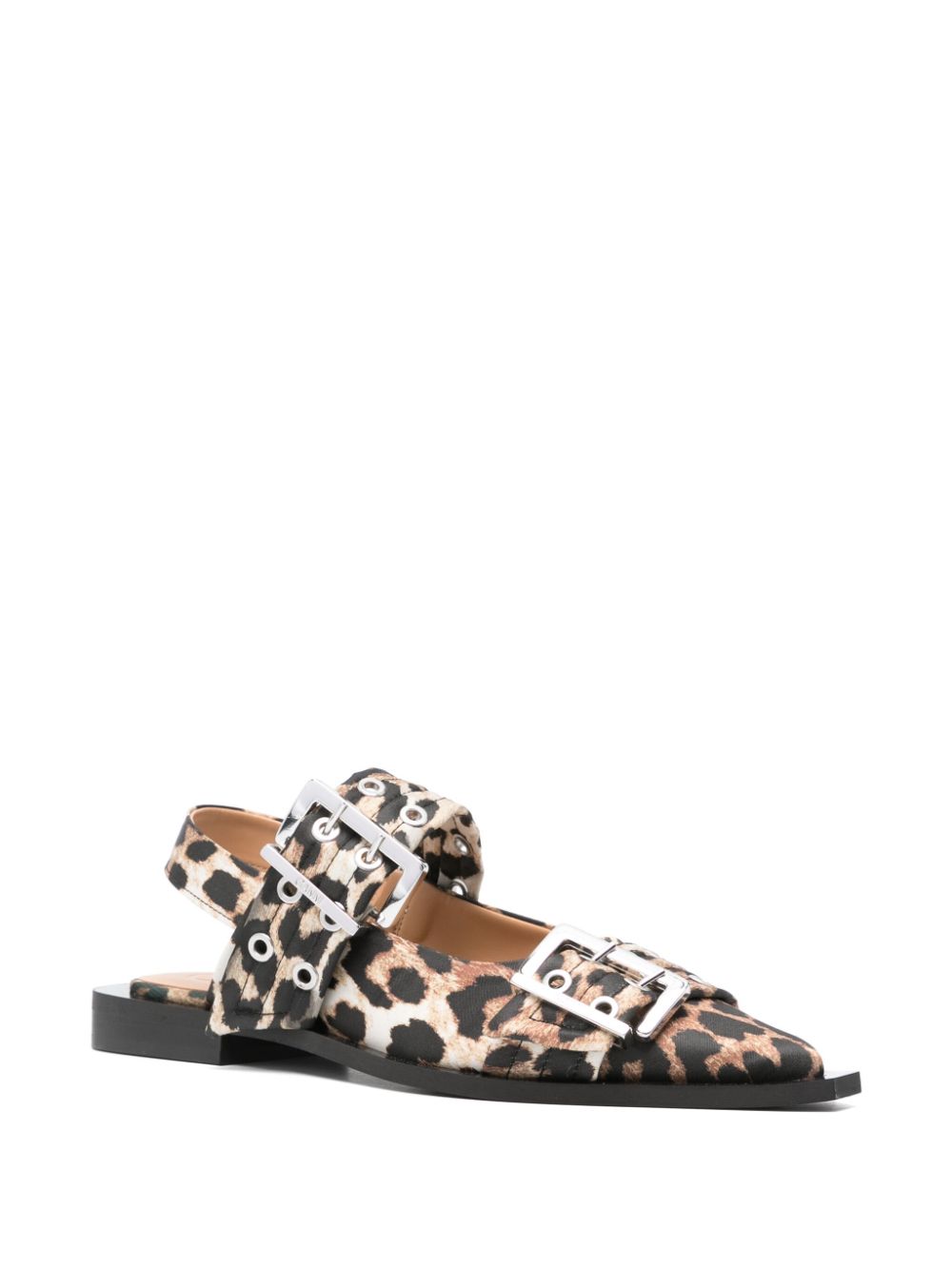 Ganni Printed Ballerinas Ganni