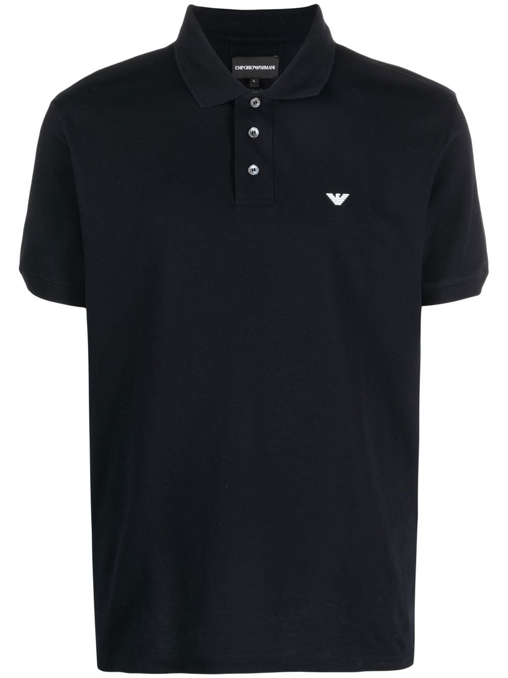 Emporio Armani logo-embroidered polo shirt Emporio Armani