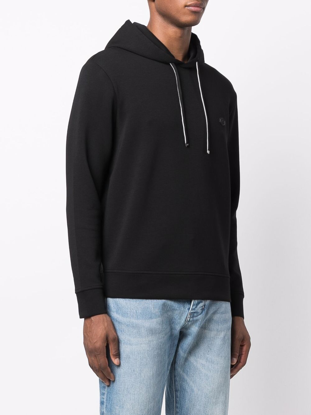 Emporio Armani Hooded sweatshirt with micro logo patch Emporio Armani