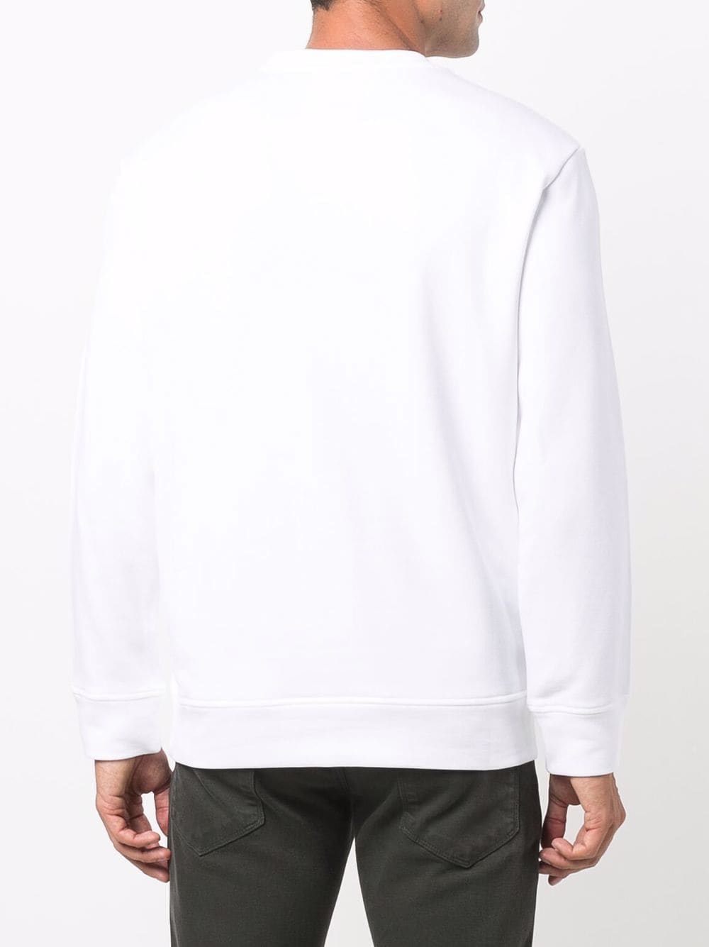 Emporio Armani Modal-blend sweatshirt with logo print Emporio Armani