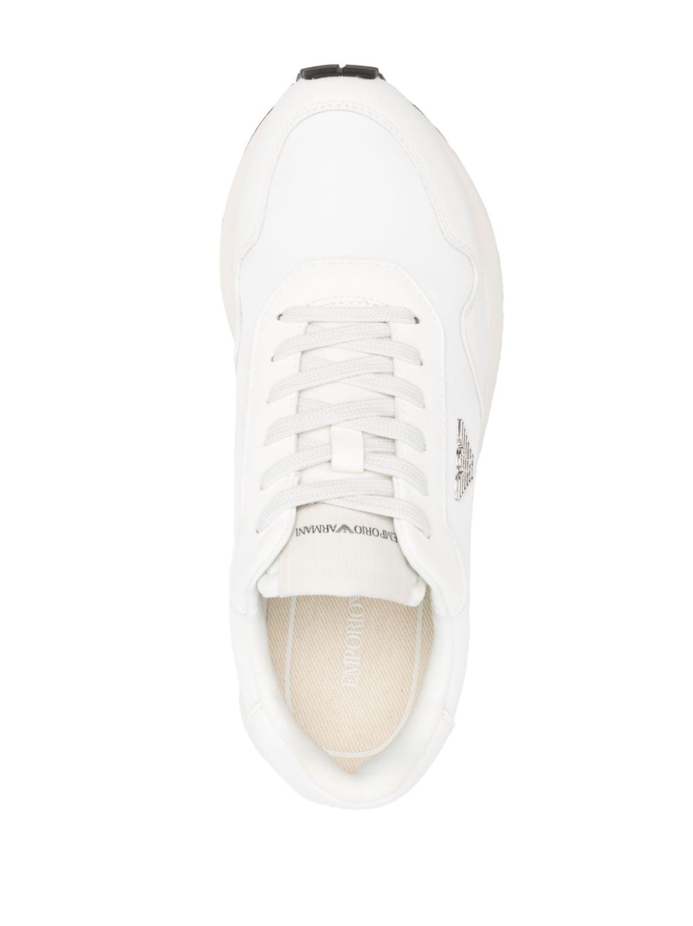 Emporio Armani Sneakers in recycled nylon with details in regenerated saffiano ASV Emporio Armani