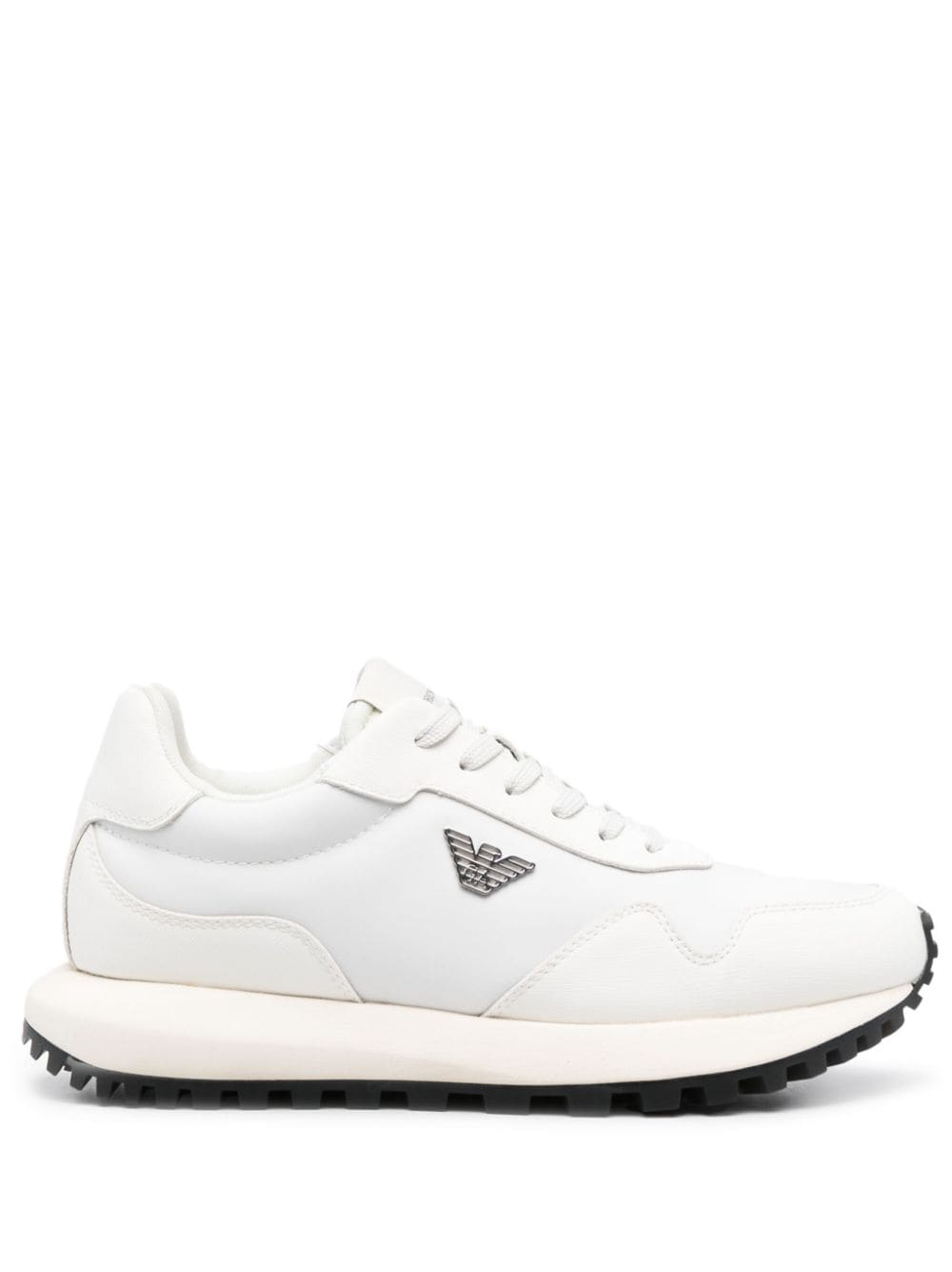Emporio Armani Sneakers in recycled nylon with details in regenerated saffiano ASV Emporio Armani