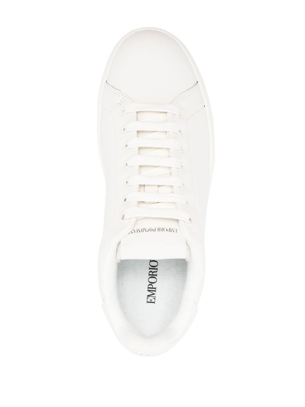 Emporio Armani logo print lace-up sneaker Emporio Armani