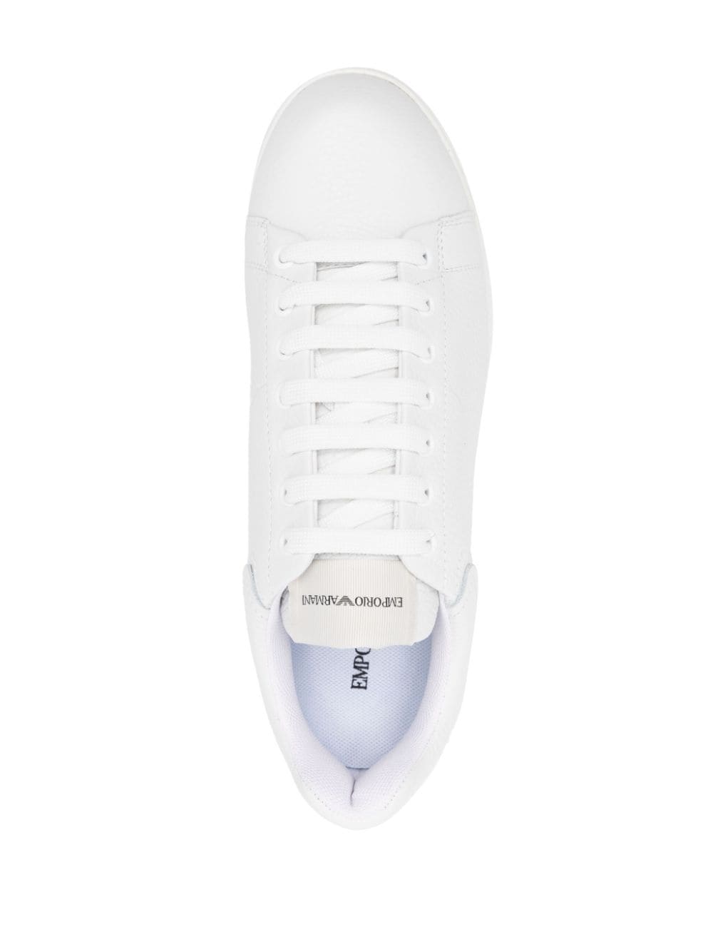Emporio Armani leather low top sneakers Emporio Armani