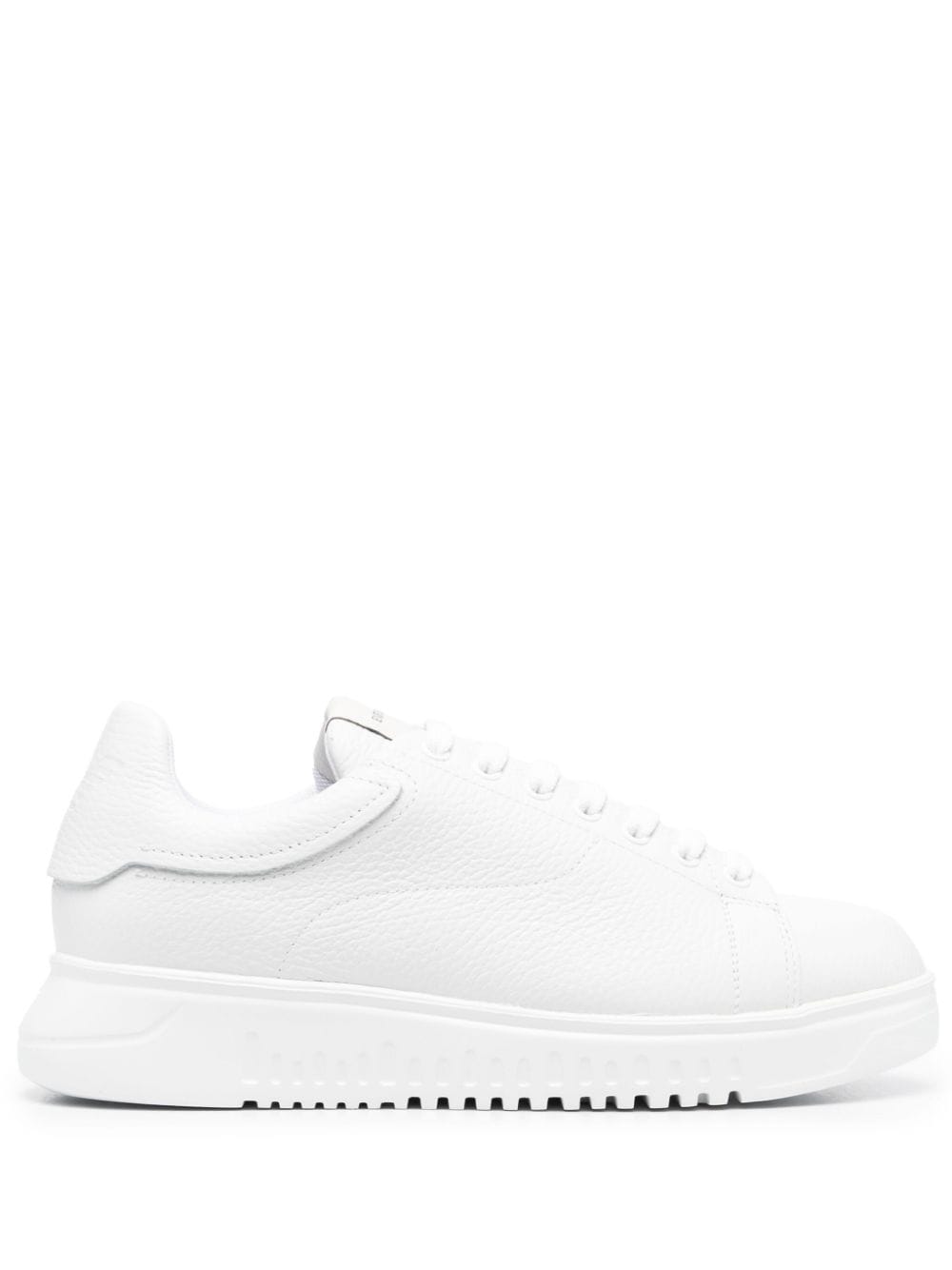 Emporio Armani leather low top sneakers Emporio Armani