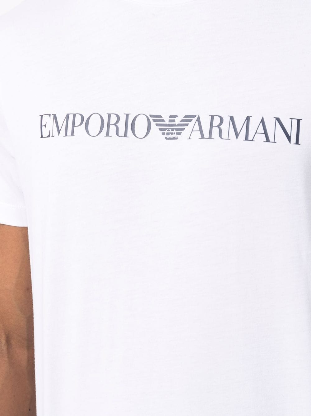 Emporio Armani logo-print cotton T-Shirt Emporio Armani