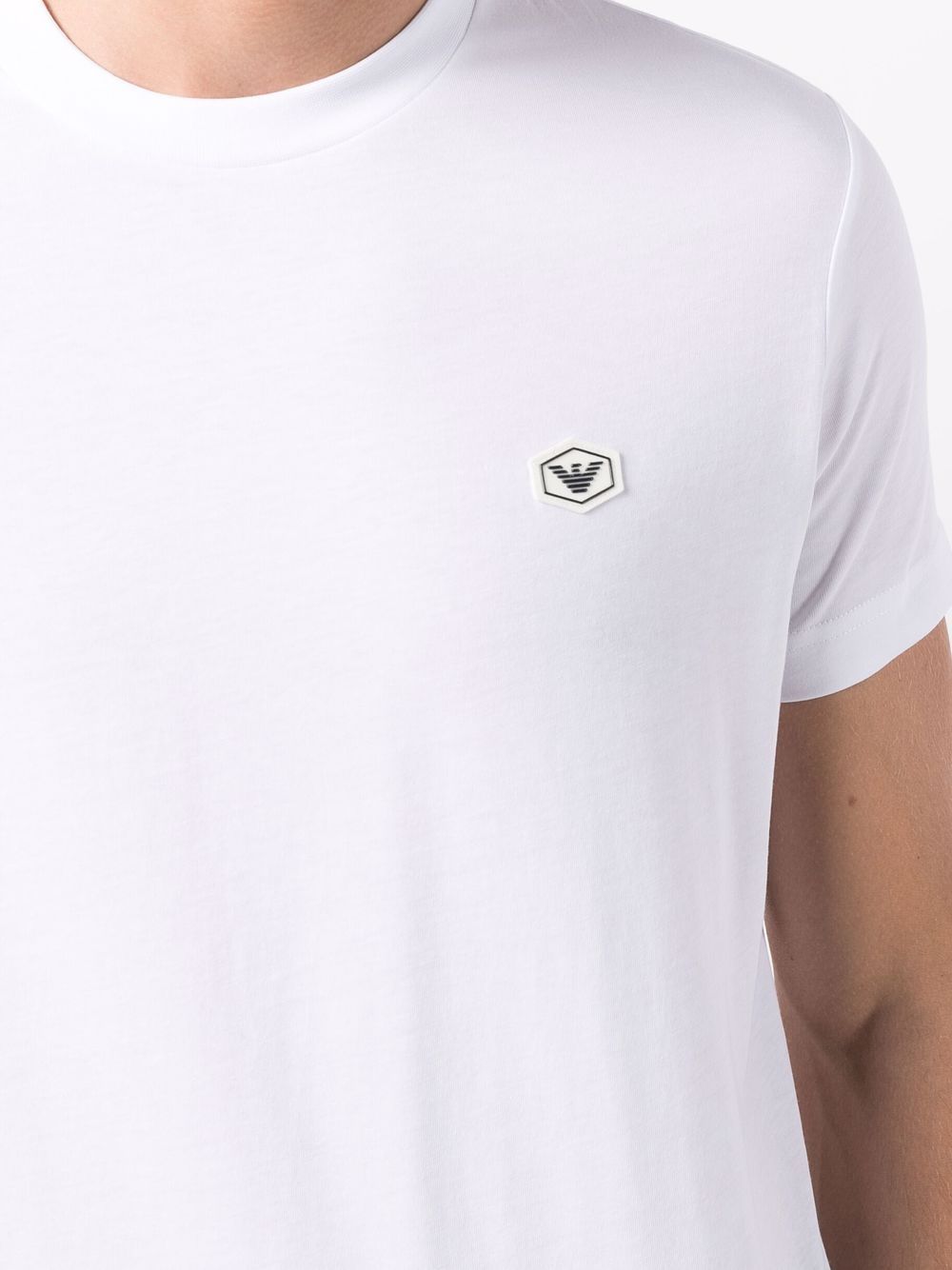 Emporio Armani logo patch short-sleeved T-shirt Emporio Armani