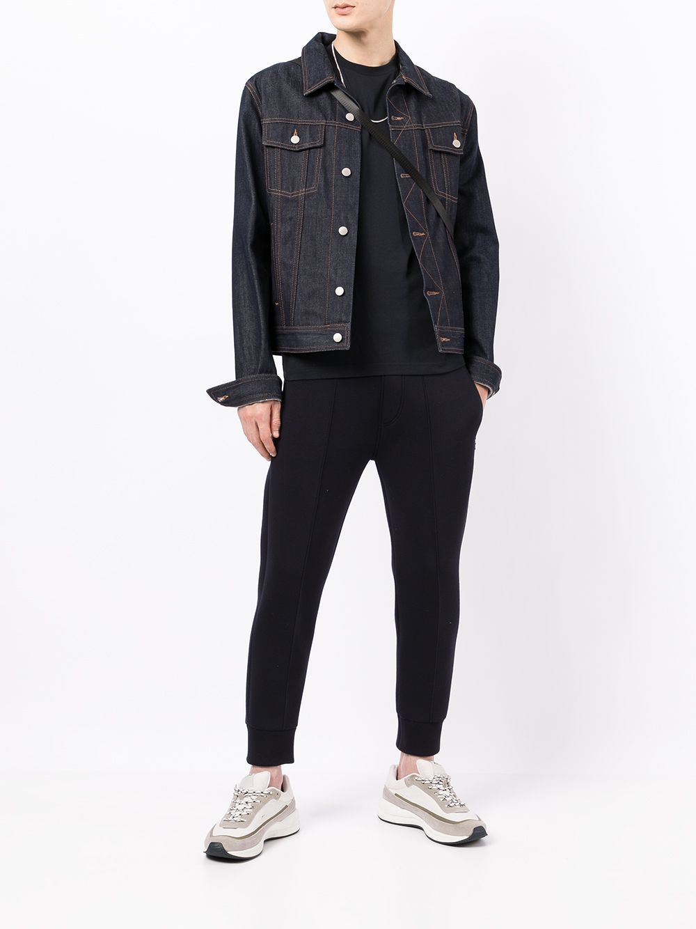 Emporio Armani logo patch short-sleeved T-shirt Emporio Armani