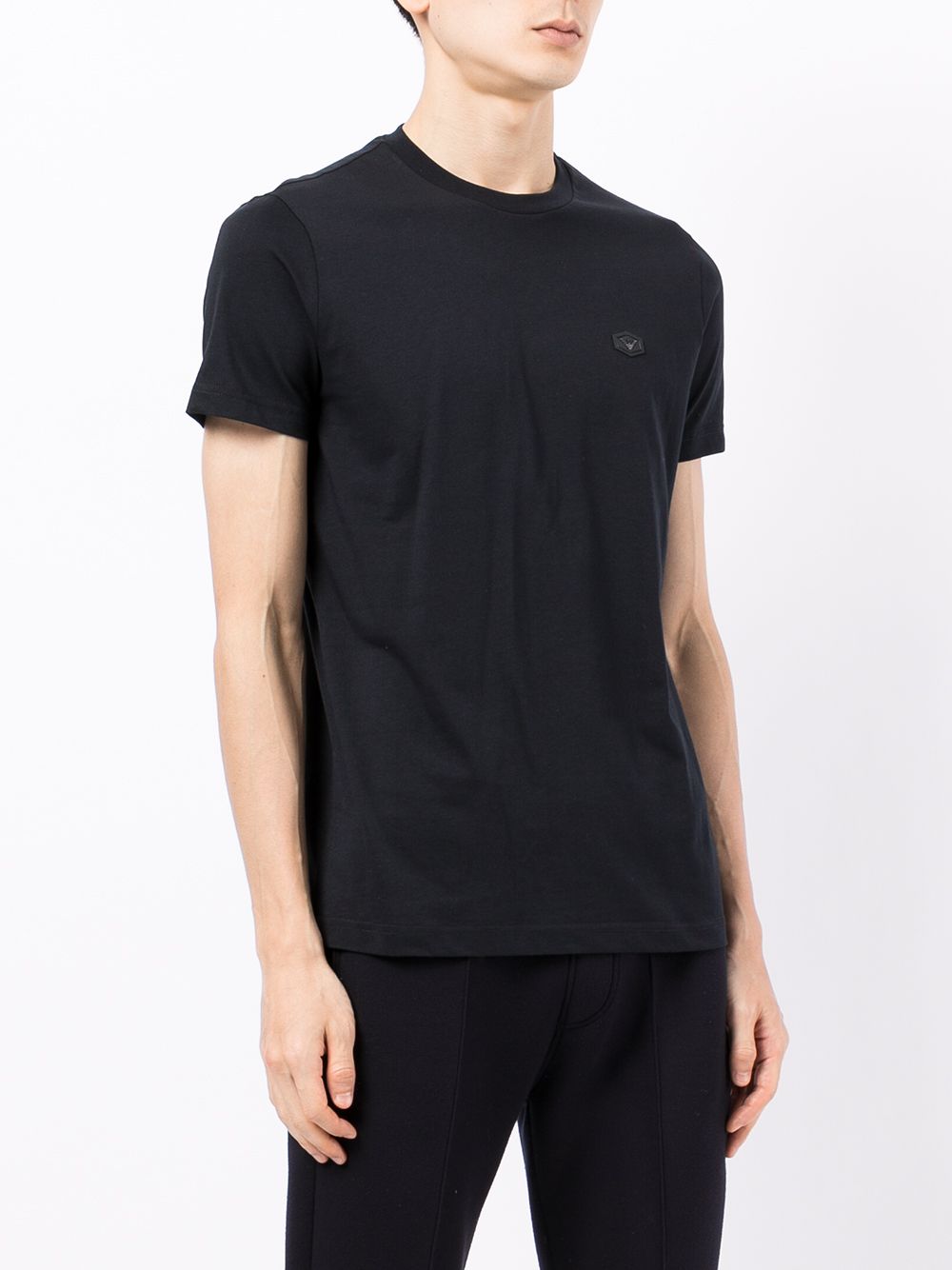 Emporio Armani logo patch short-sleeved T-shirt Emporio Armani