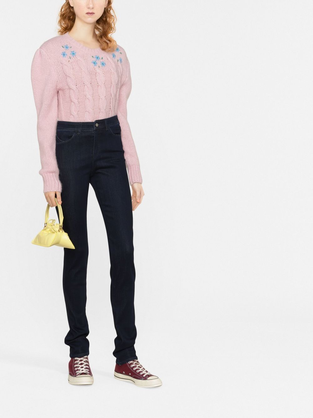 Emporio Armani high-waisted slim-cut Trousers Emporio Armani