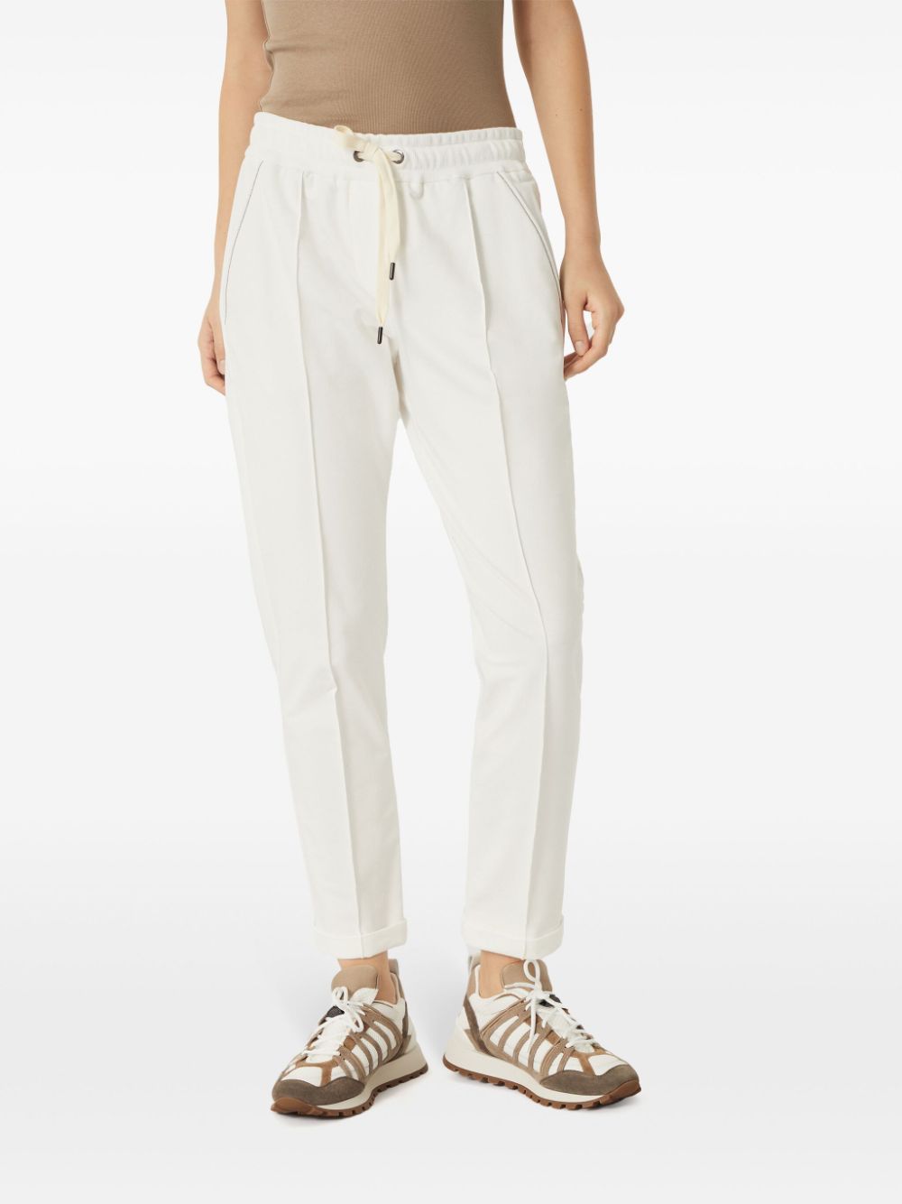 Brunello Cucinelli Trousers White Brunello Cucinelli