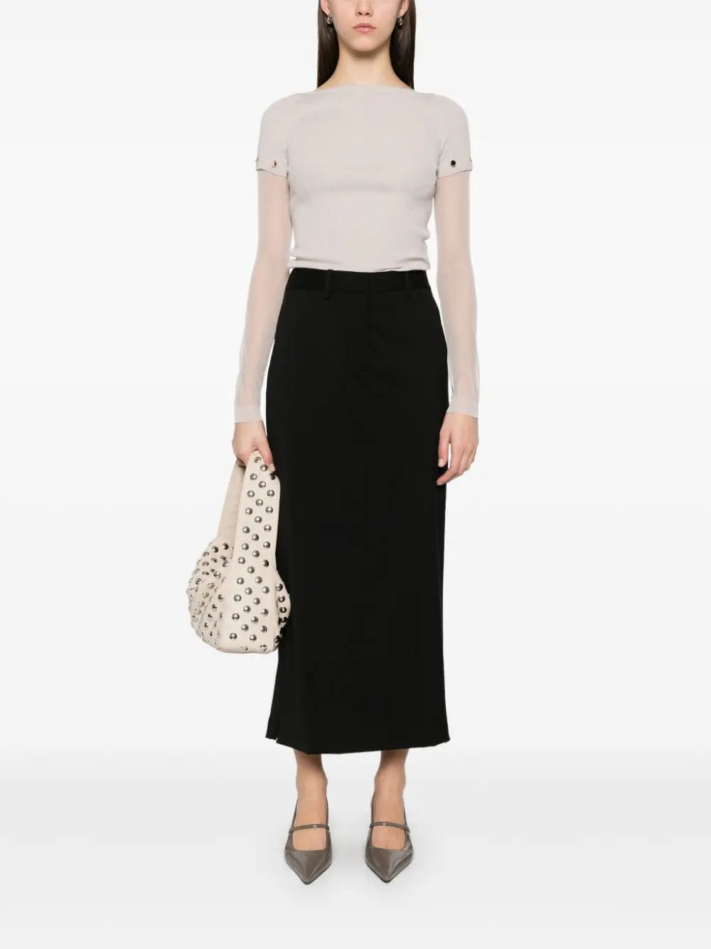 SPORTMAX PRE Sweaters Dove Grey SPORTMAX PRE