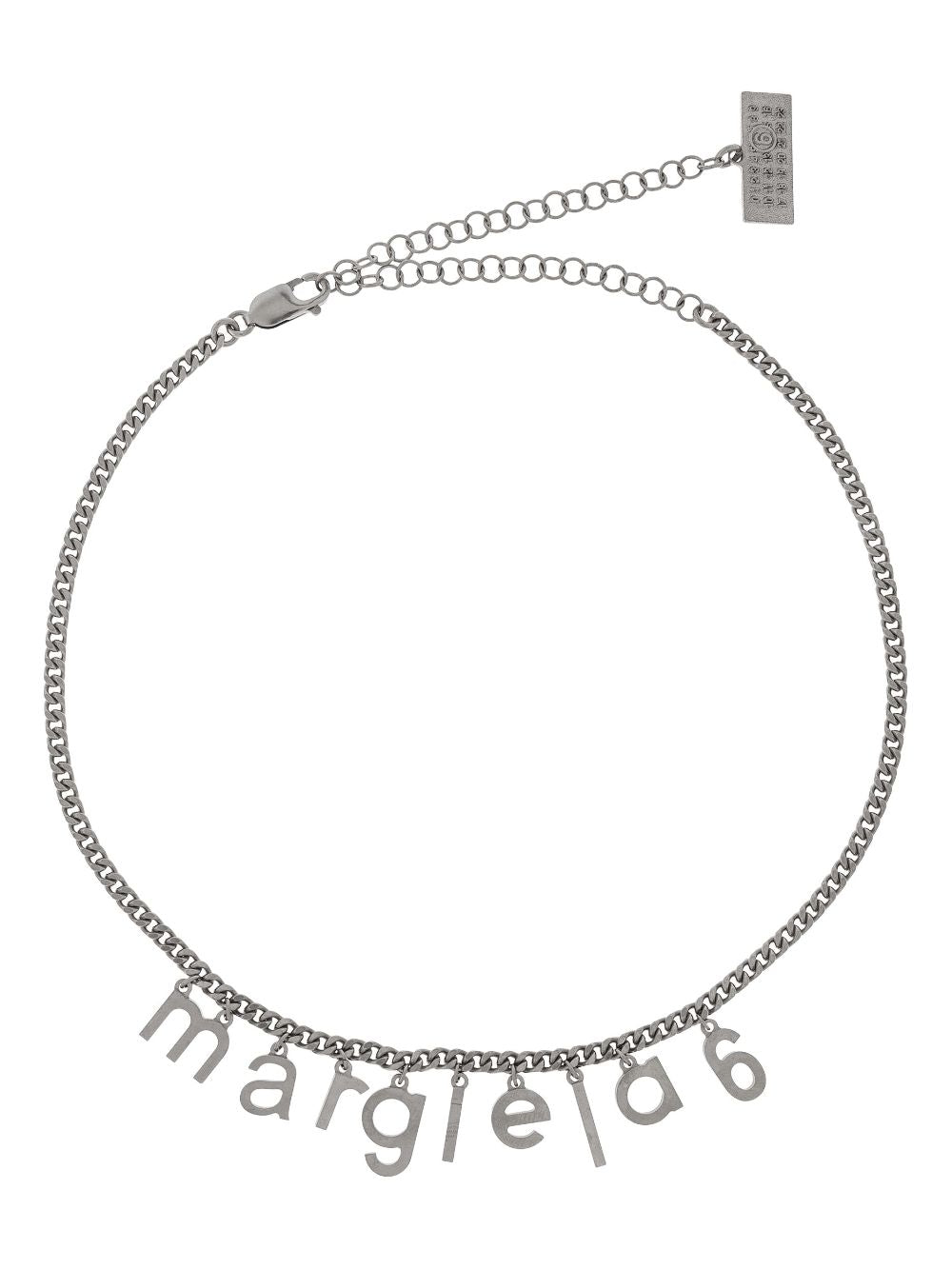 MM6 Maison Margiela logo-lettering necklace MM6 Maison Margiela