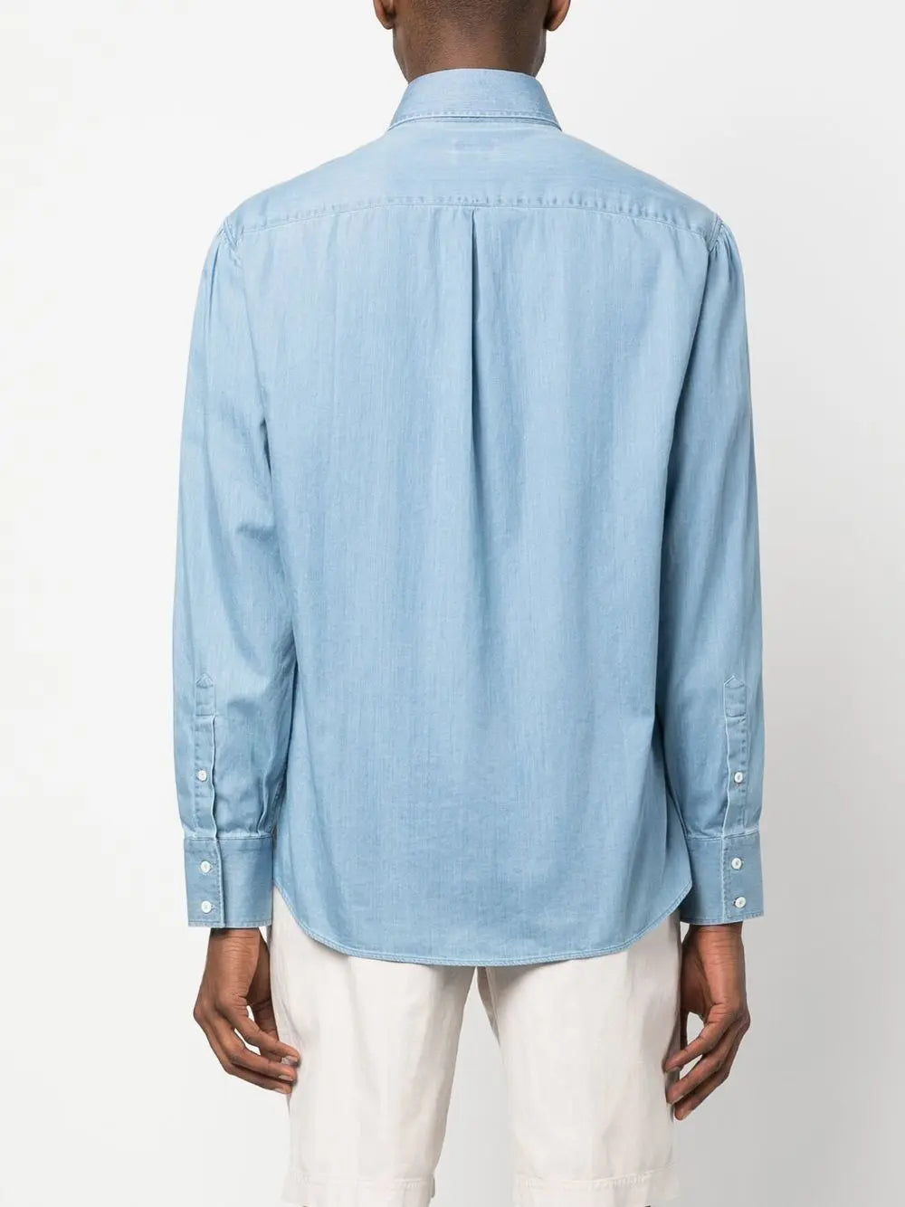 Brunello Cucinelli Shirts Clear Blue Brunello Cucinelli