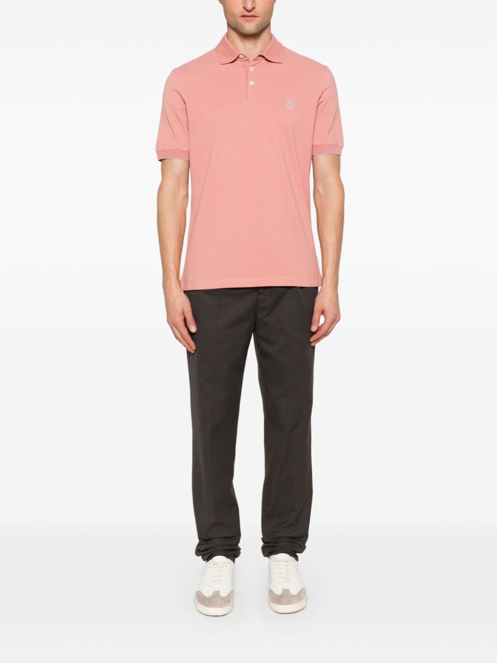 Brunello Cucinelli T-shirts and Polos Orange Brunello Cucinelli