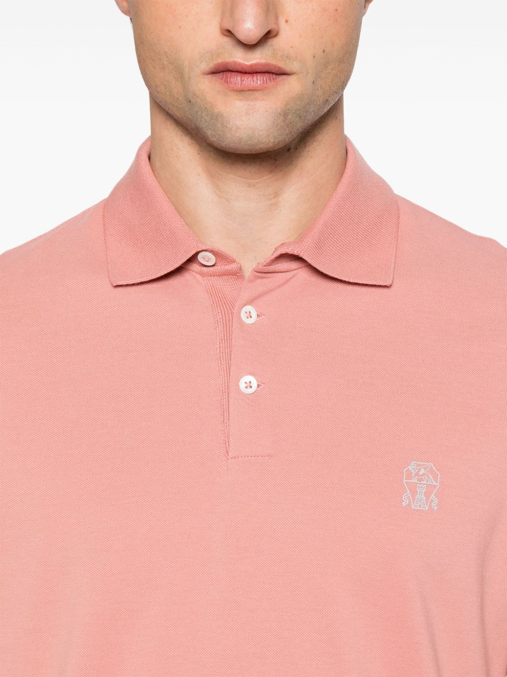 Brunello Cucinelli T-shirts and Polos Orange Brunello Cucinelli