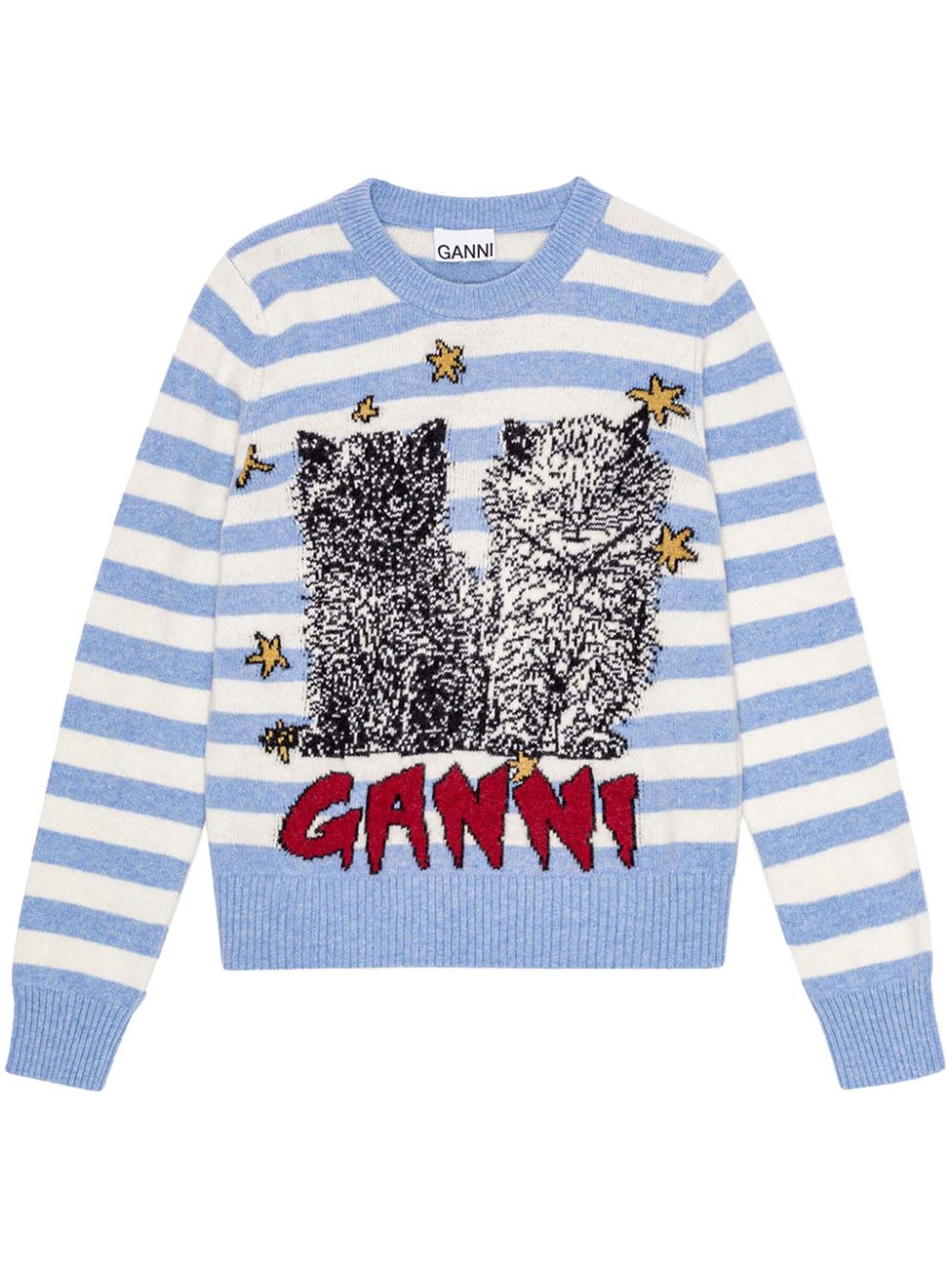 Ganni Sweater with embroidery Ganni