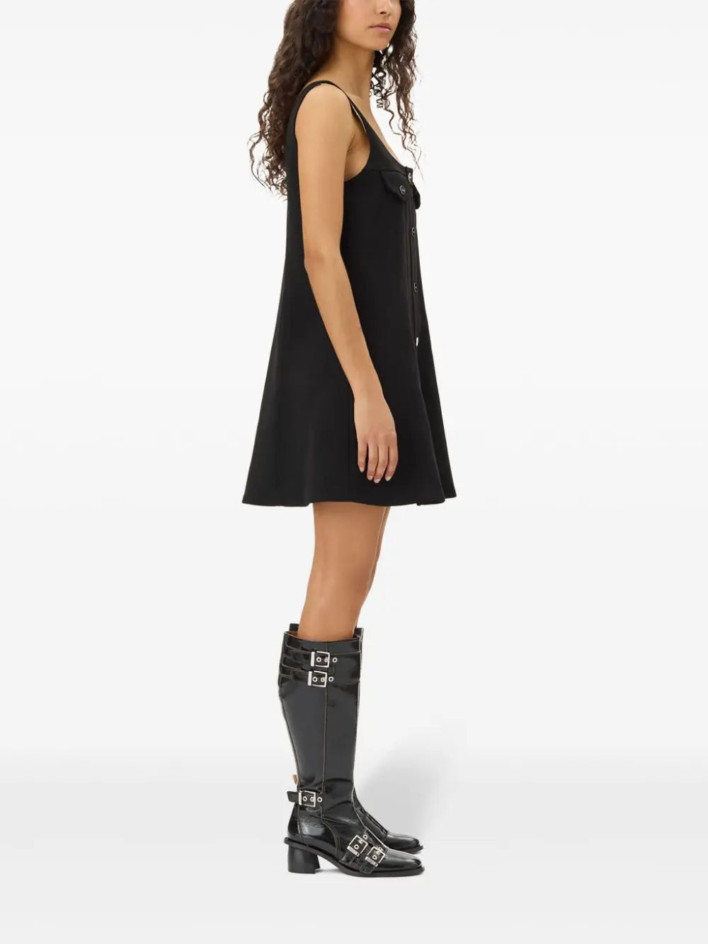 Ganni crepe mini dress Ganni
