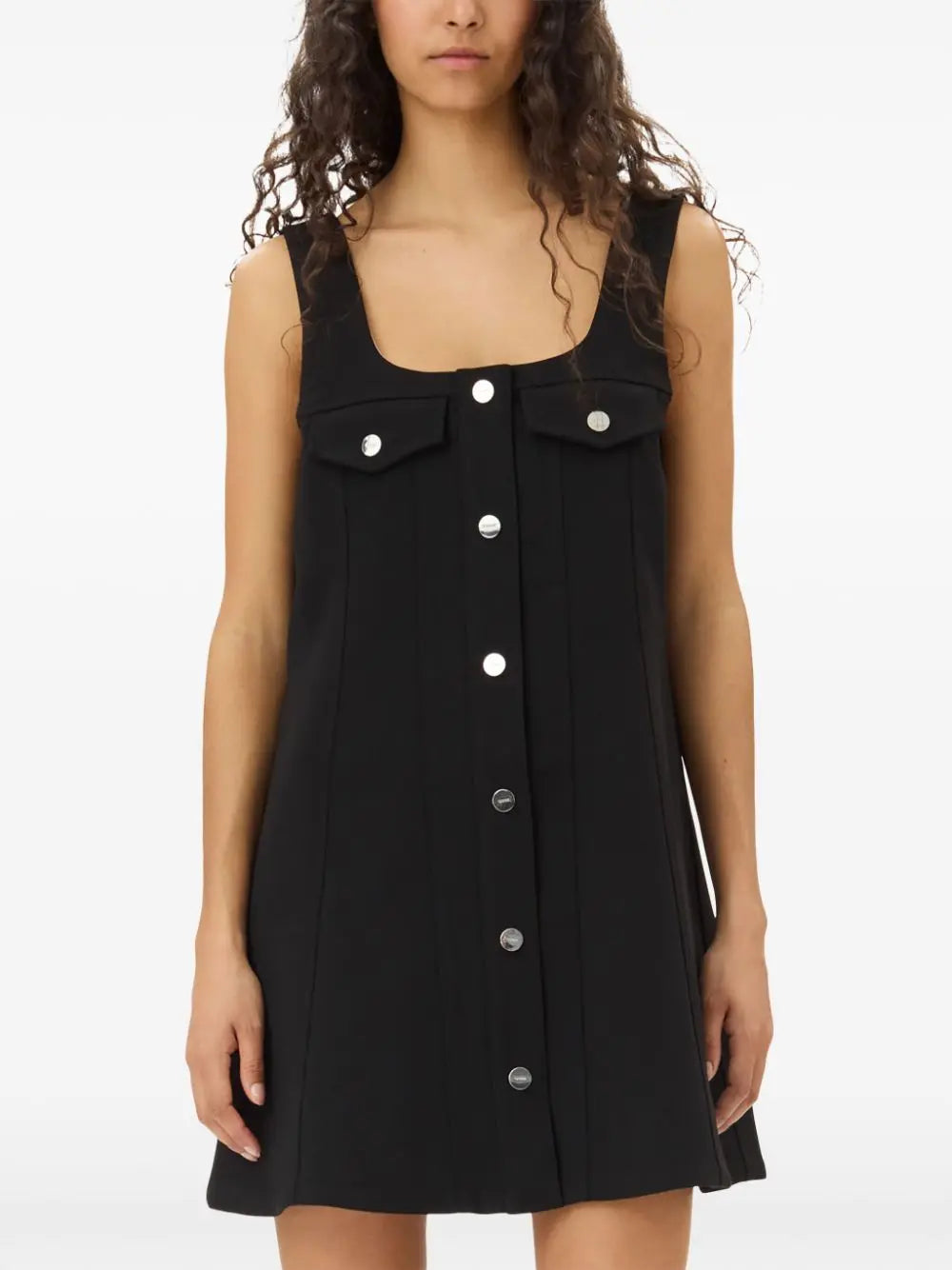 Ganni crepe mini dress Ganni