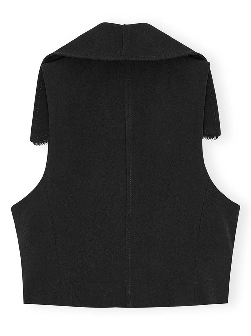 Ganni Sleeveless tank top with zip Ganni