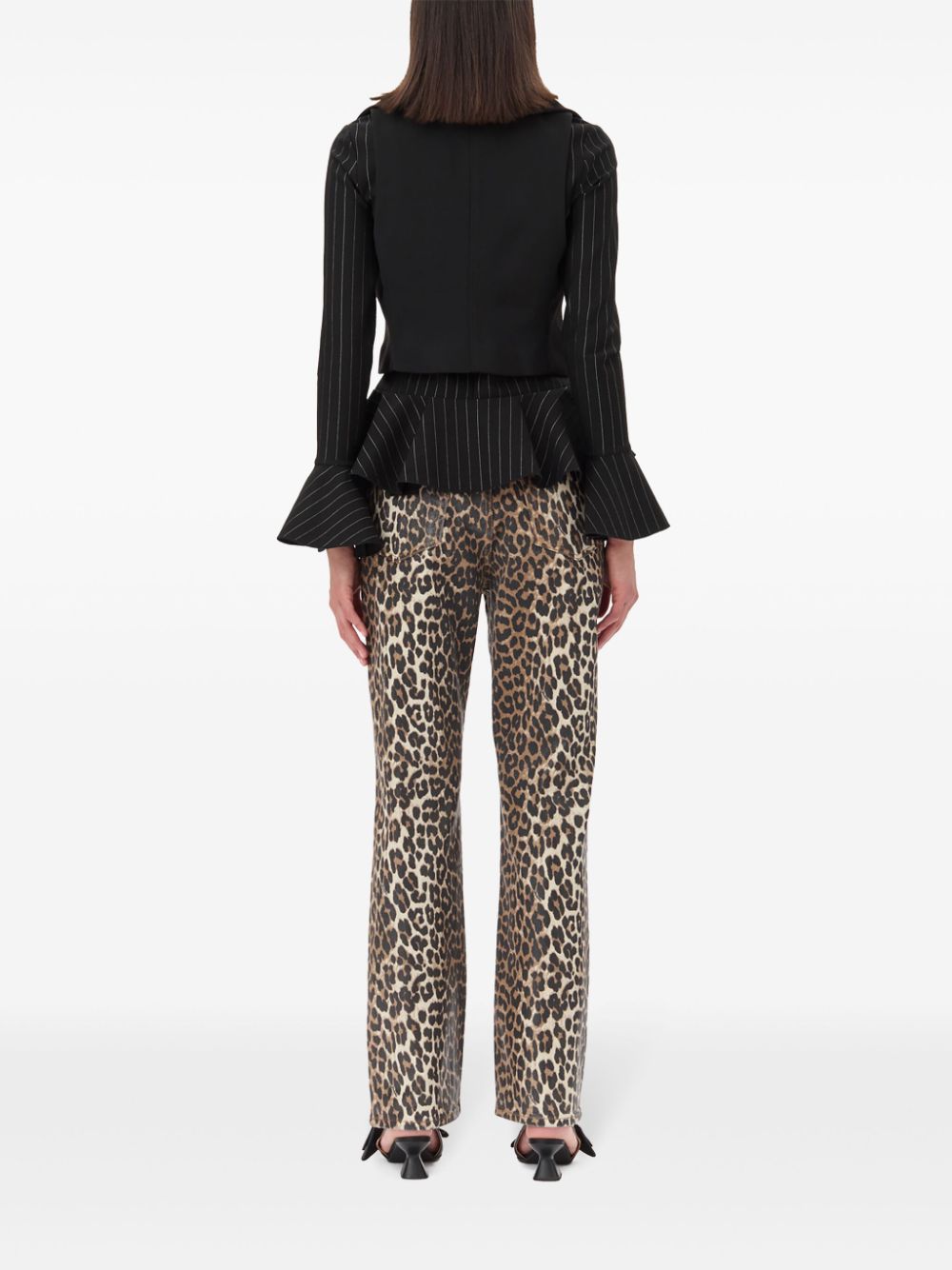 Ganni Sleeveless tank top with zip Ganni