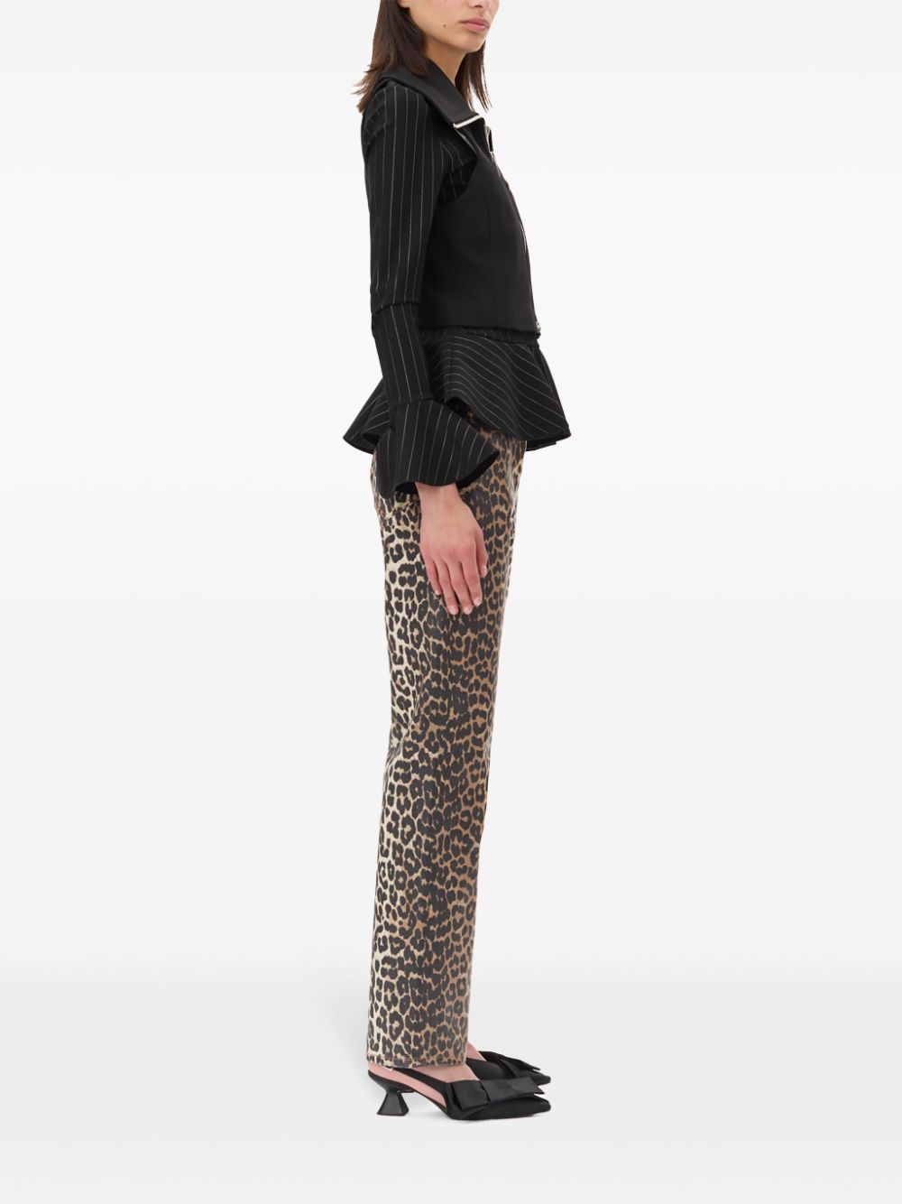 Ganni Sleeveless tank top with zip Ganni