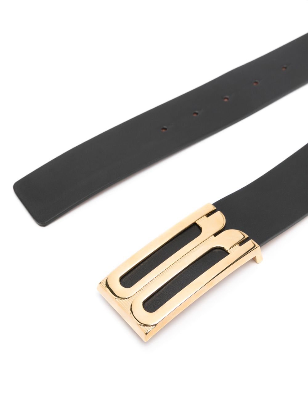 Victoria Beckham Jumbo Frame logo-buckle leather belt Victoria Beckham