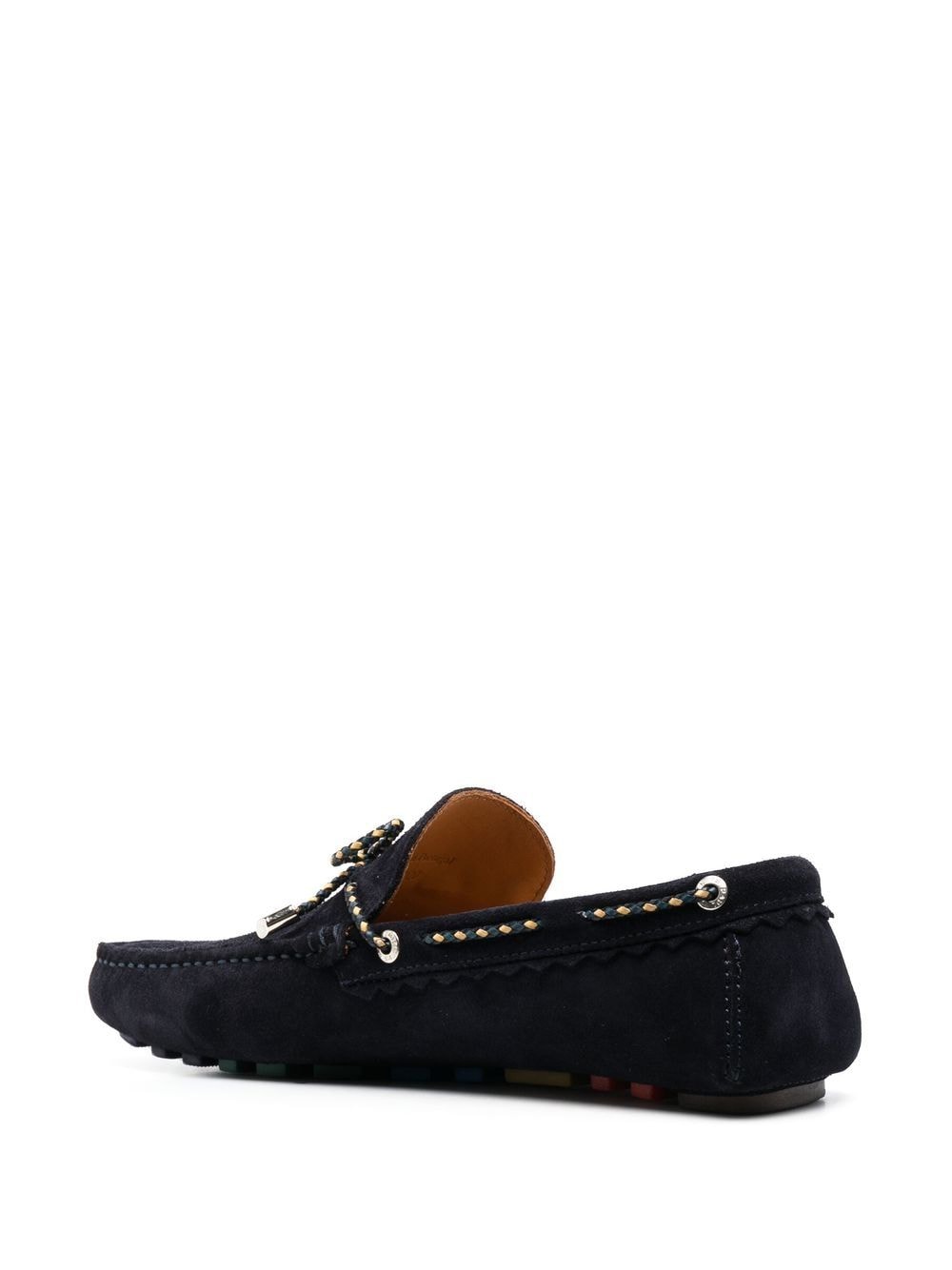 Paul Smith rope-detail suede loafers Paul Smith