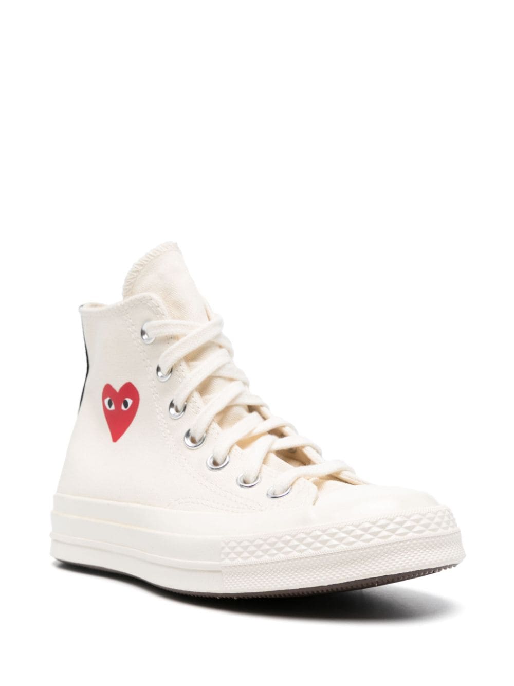 Comme Des Garcons x Converse Sneakers PLAY Chuck 70 "Cream" Comme Des Garcons