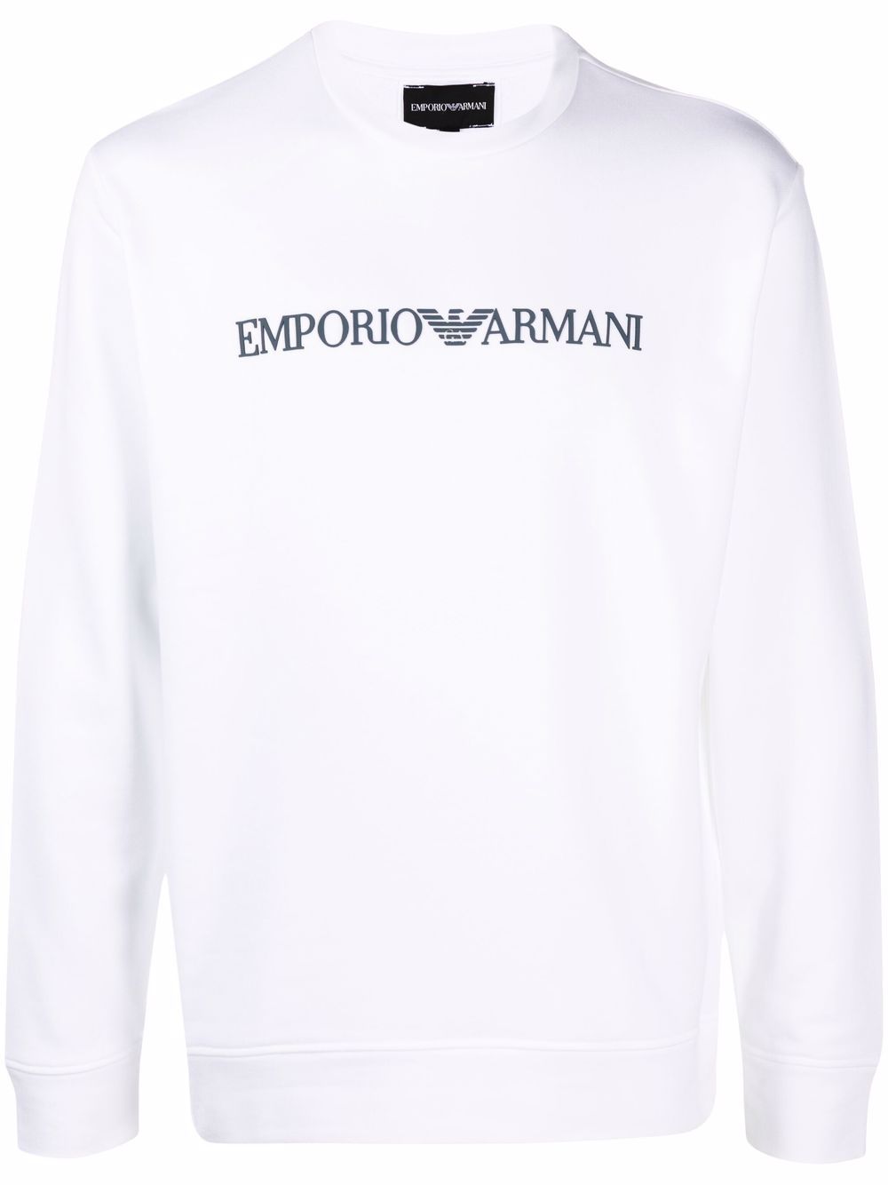 Emporio Armani Modal blend sweatshirt with logo print Emporio Armani