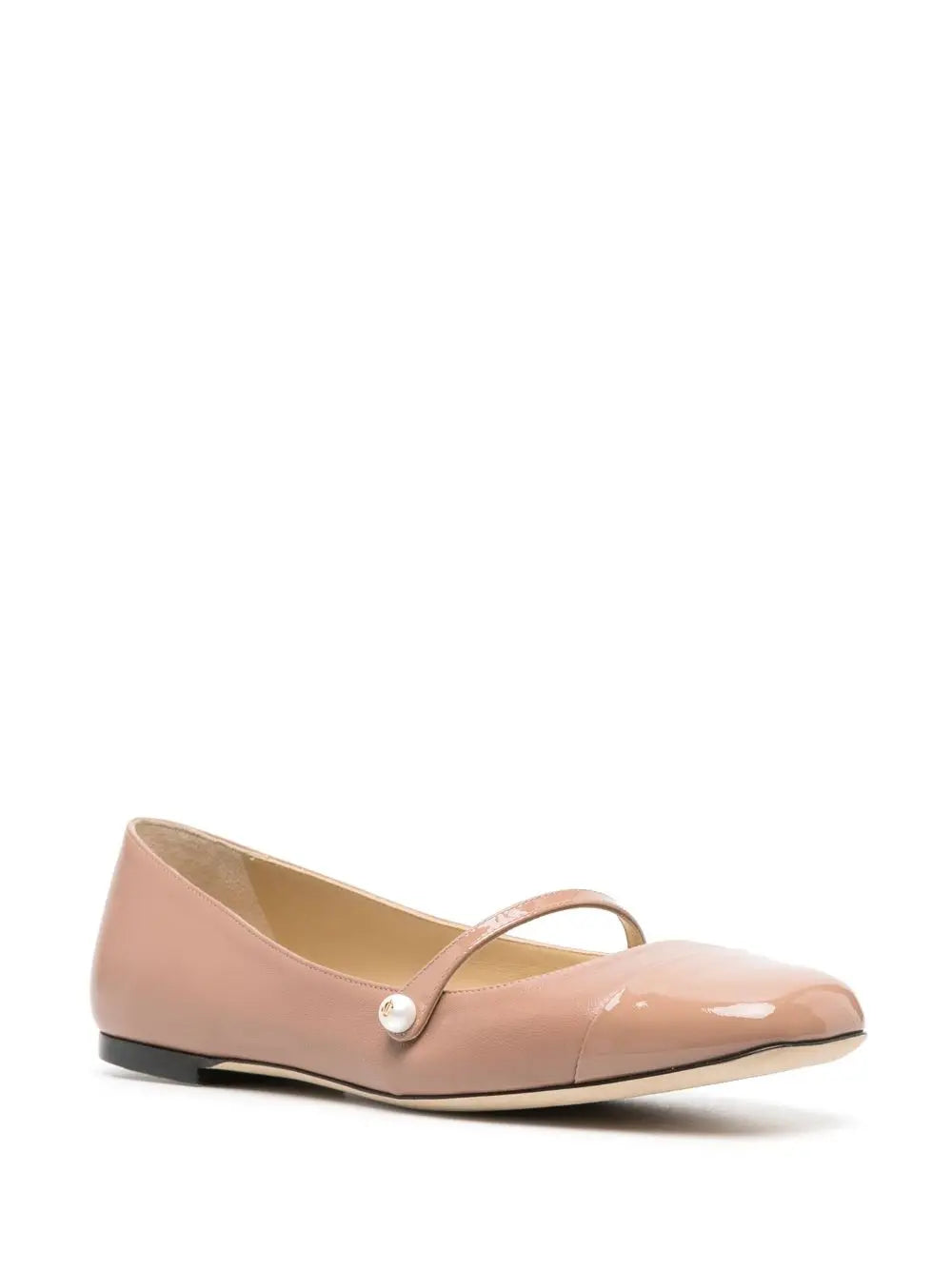 Jimmy Choo Elisa leather ballerina shoes Jimmy Choo