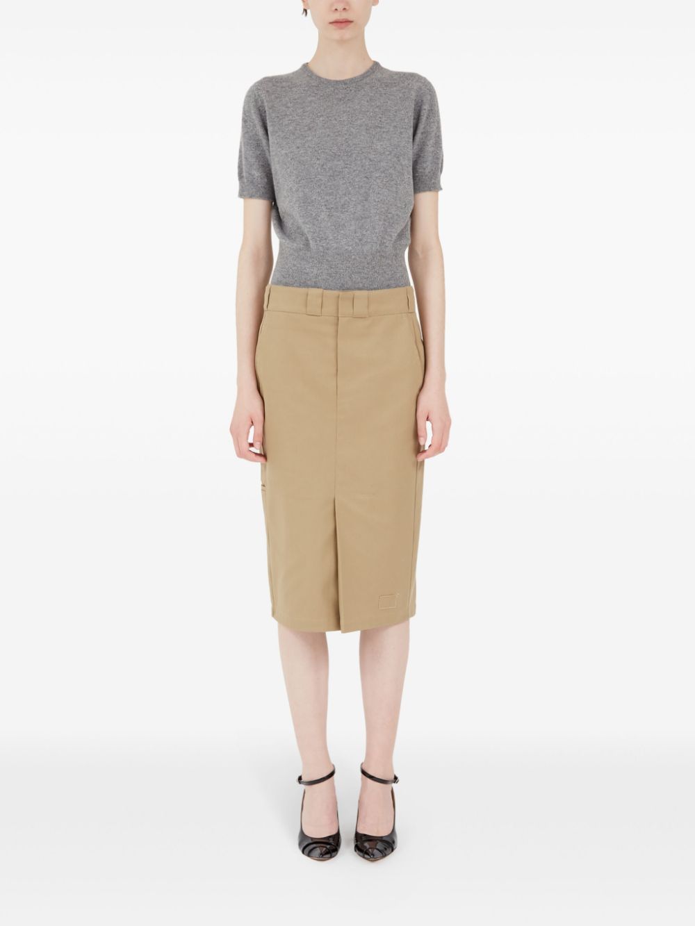 Maison Margiela High-rise midi skirt Maison Margiela