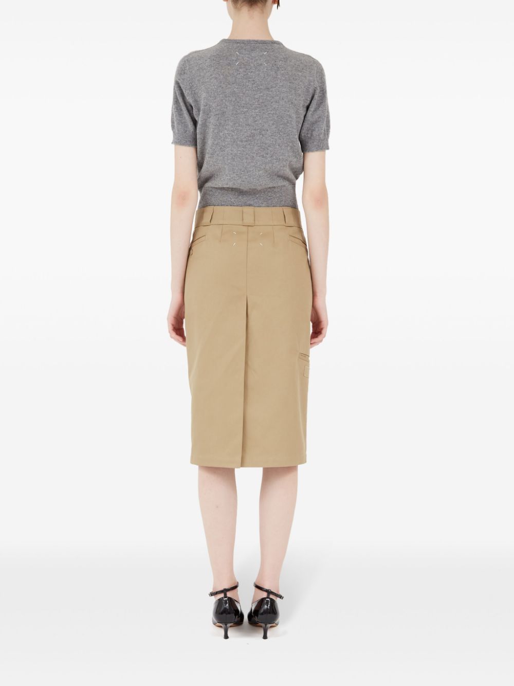 Maison Margiela High-rise midi skirt Maison Margiela