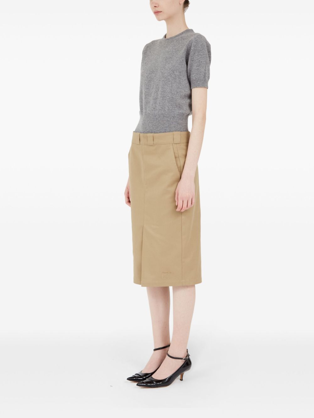 Maison Margiela High-rise midi skirt Maison Margiela