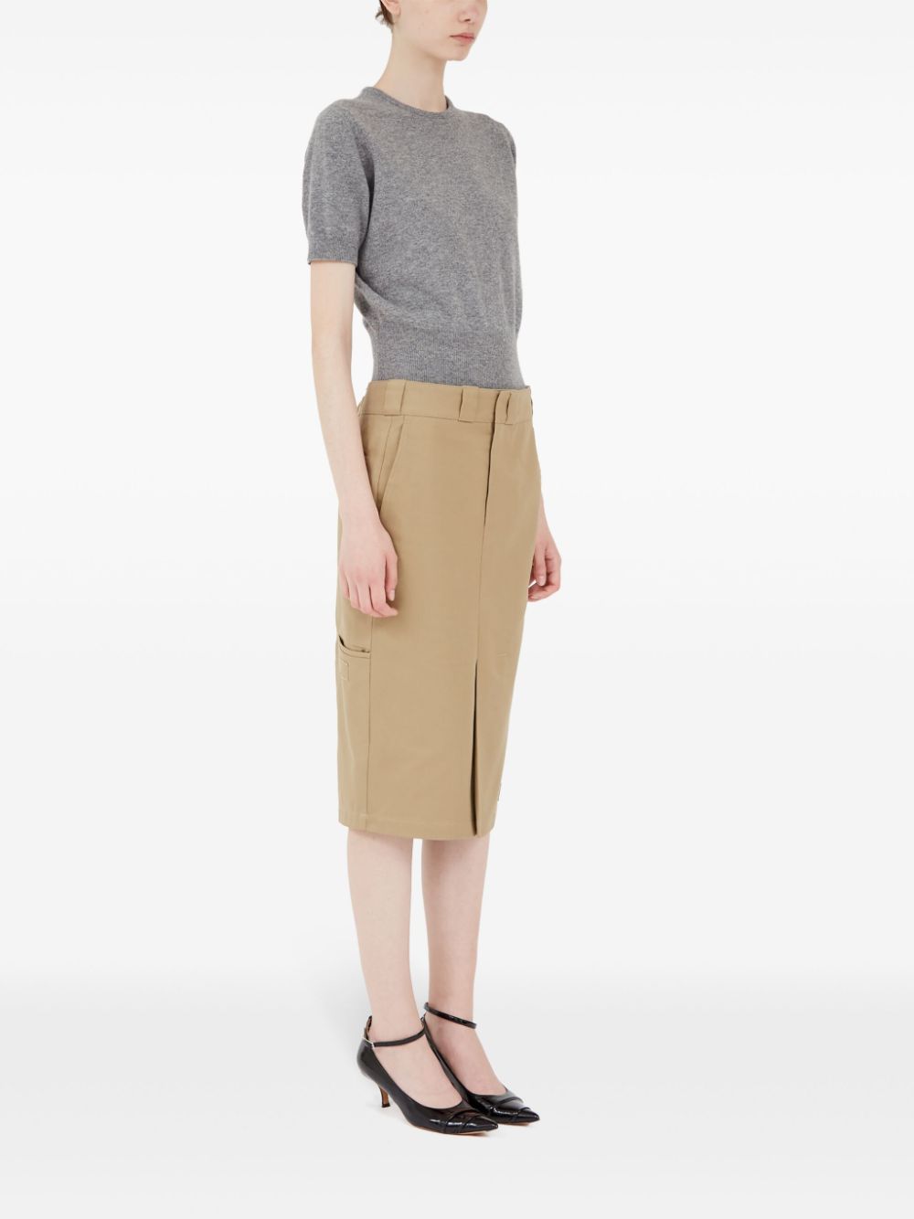 Maison Margiela High-rise midi skirt Maison Margiela